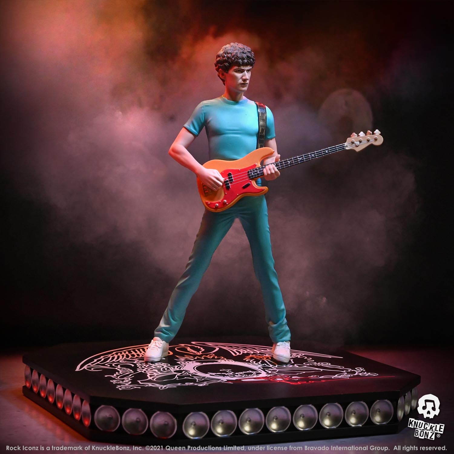 Queen John Deacon KnuckleBonz Statue