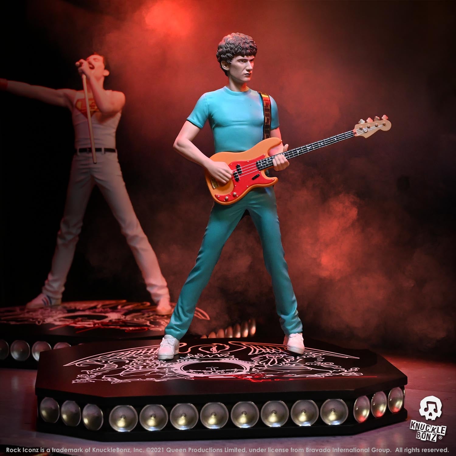 Queen John Deacon KnuckleBonz Statue