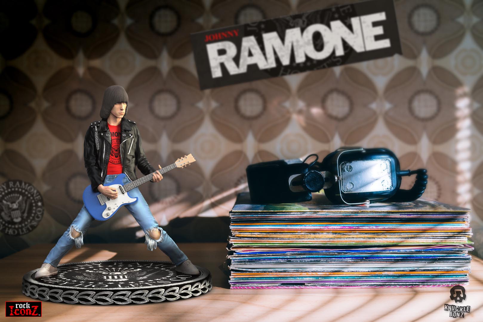 Johnny Ramone KnuckleBonz Statue