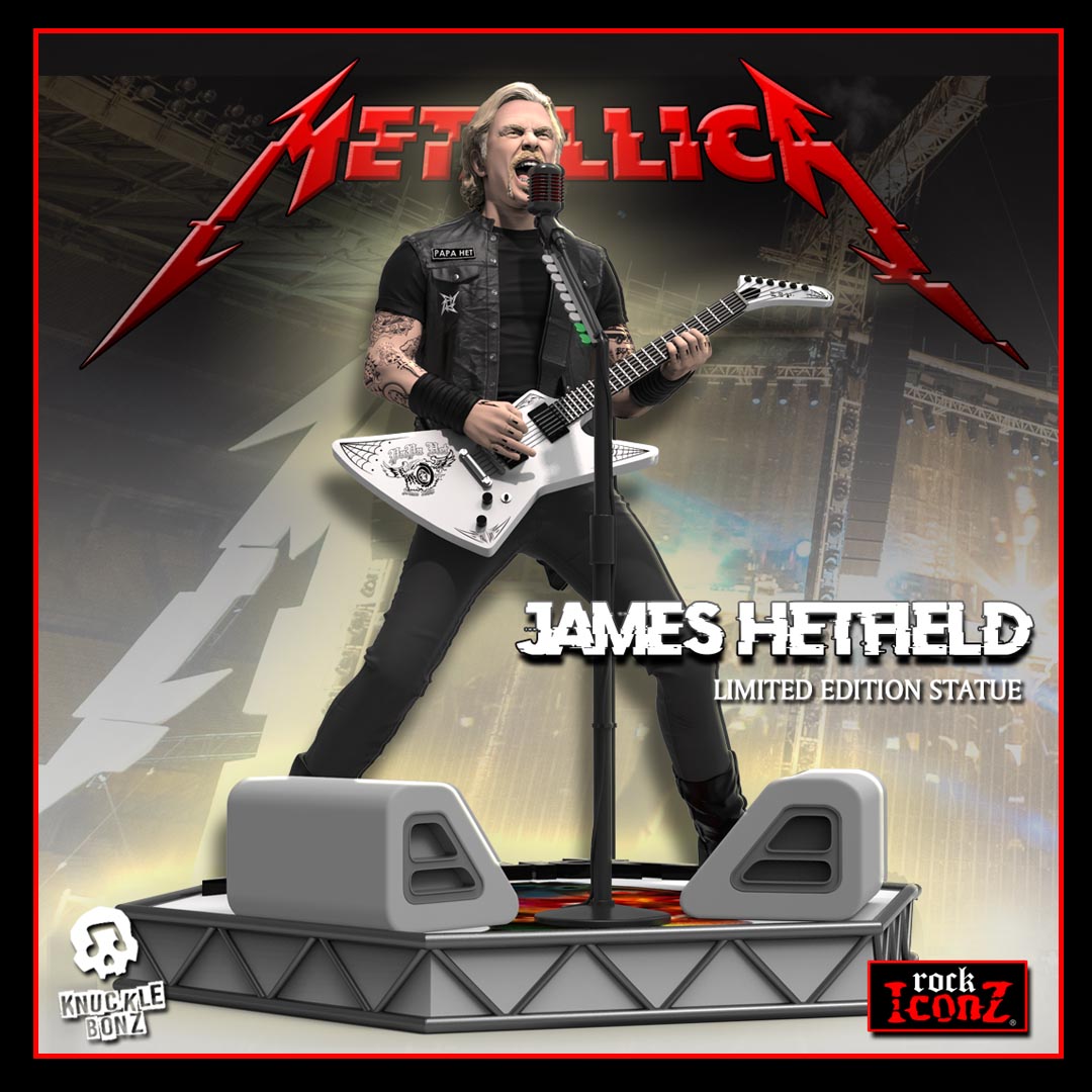 Metallica James Hetfield KnuckleBonz Statue