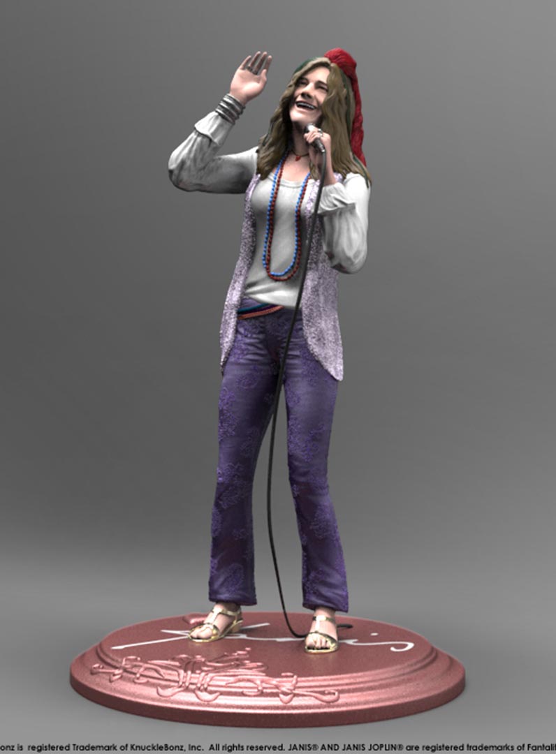 Janis Joplin KnuckleBonz Statue