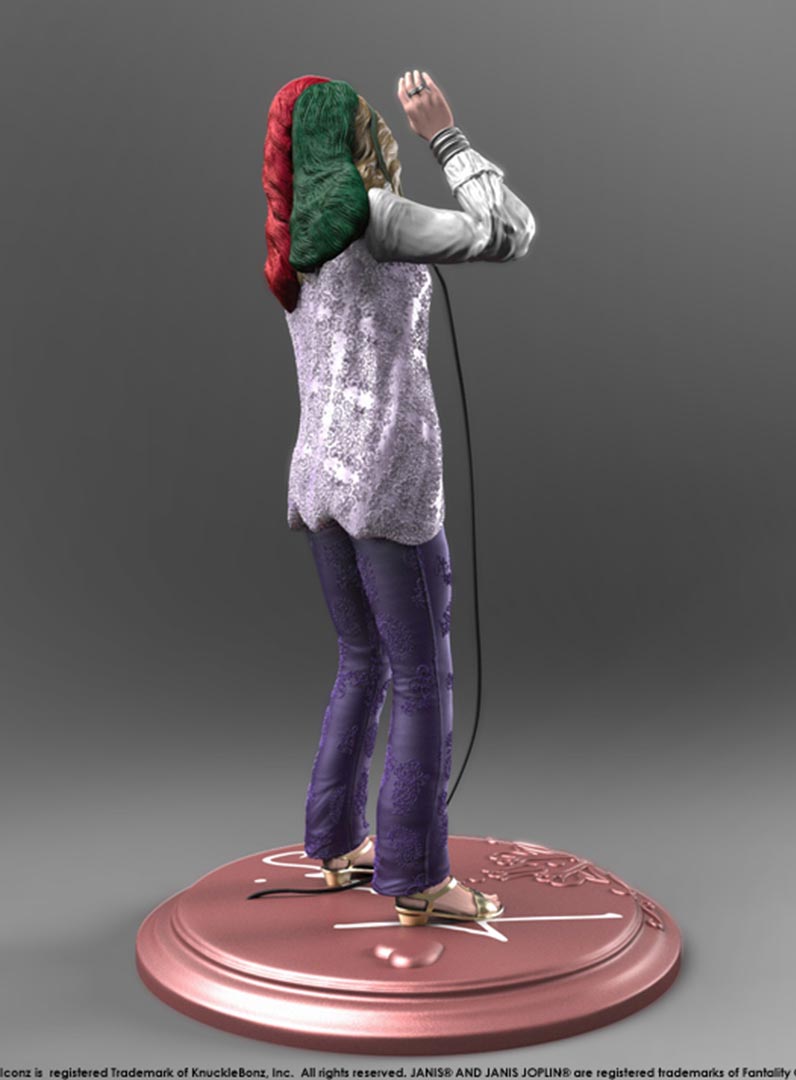 Janis Joplin KnuckleBonz Statue