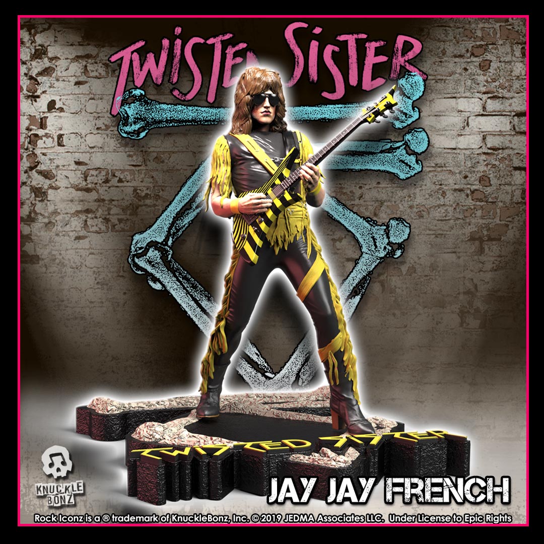 Jay Jay French (Twisted Sister) KnuckleBonz Statue