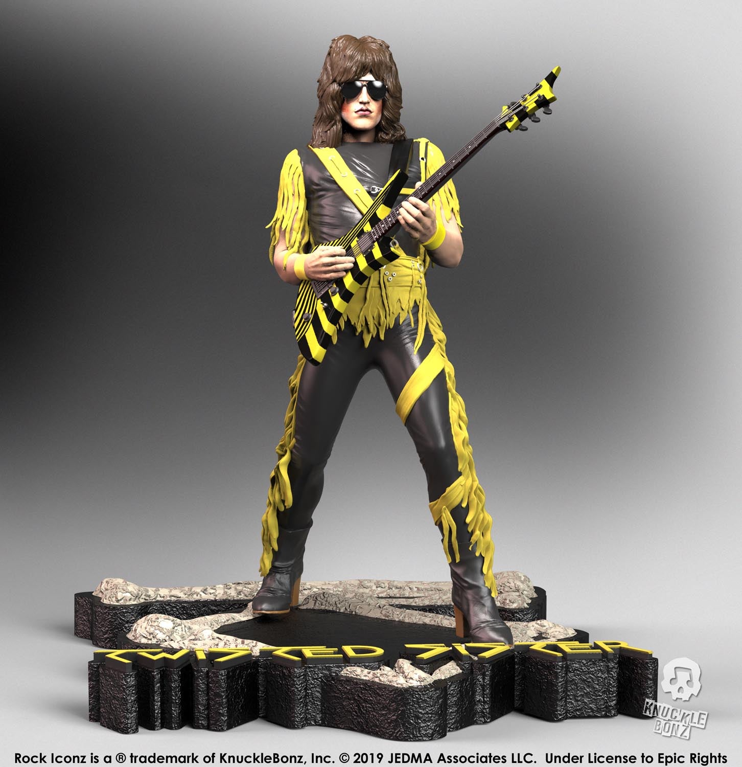 Jay Jay French (Twisted Sister) KnuckleBonz Statue