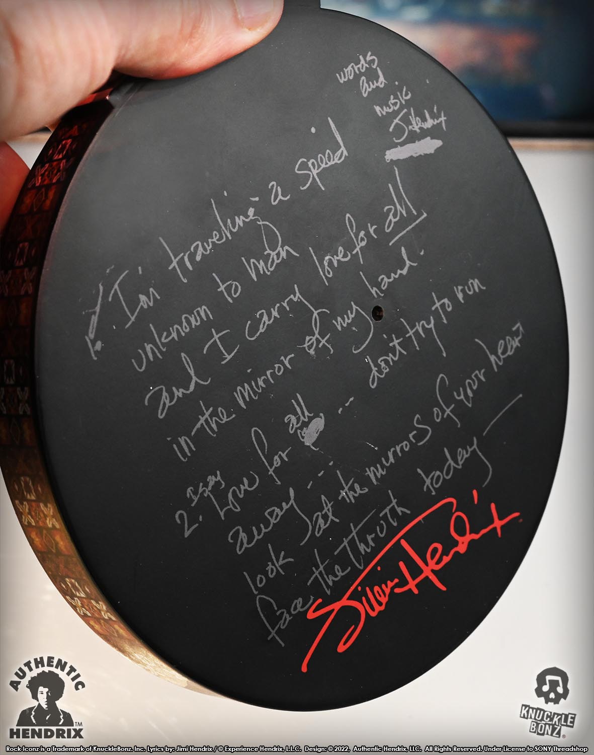 Jimi Hendrix III KnuckleBonz Statue