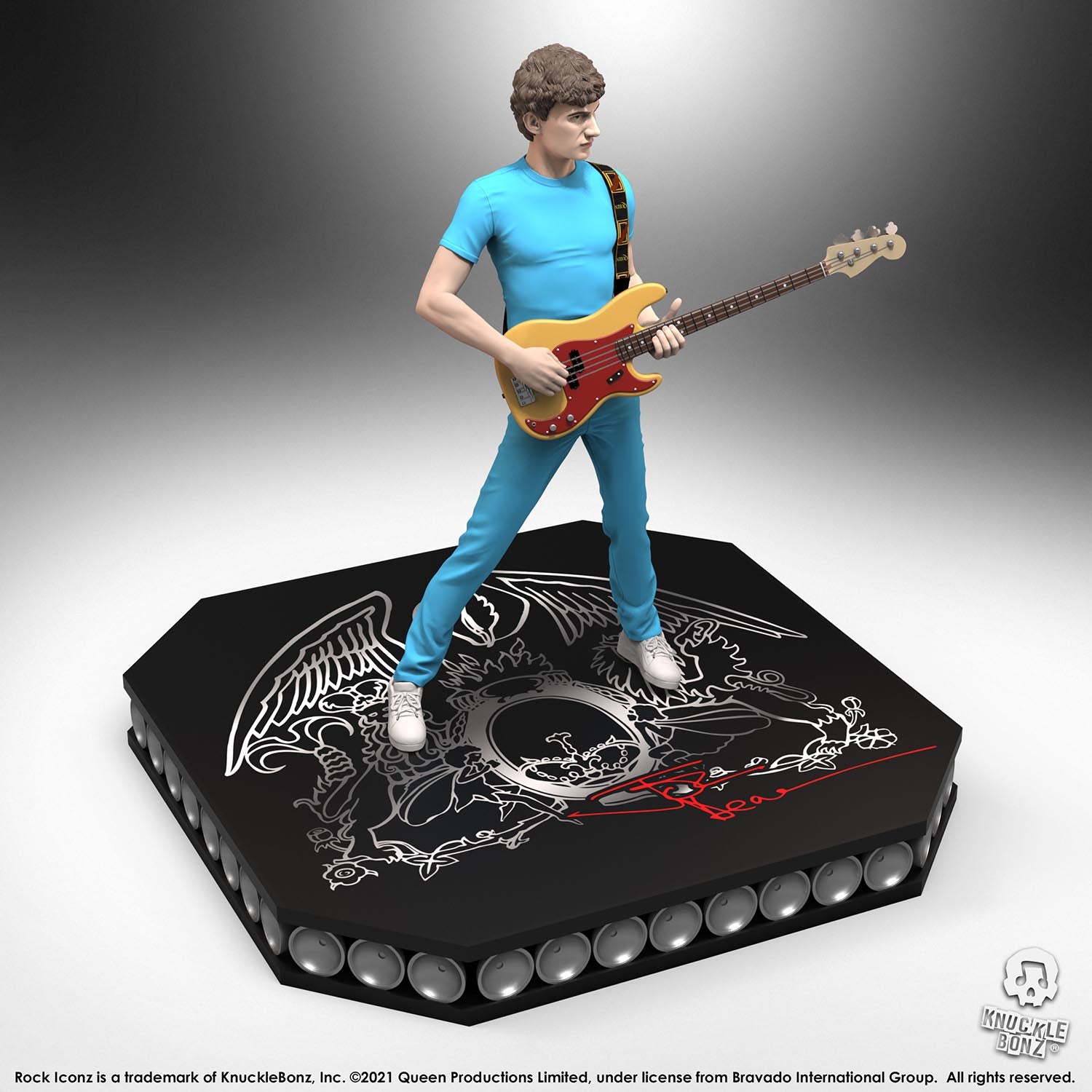 Queen John Deacon KnuckleBonz Statue