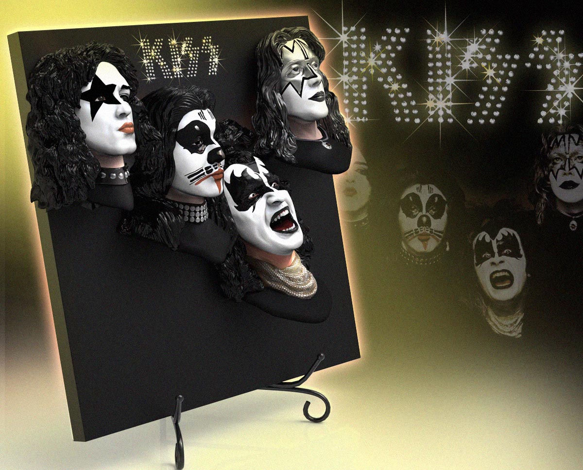 KISS (Debut Album) KnuckleBonz Statue