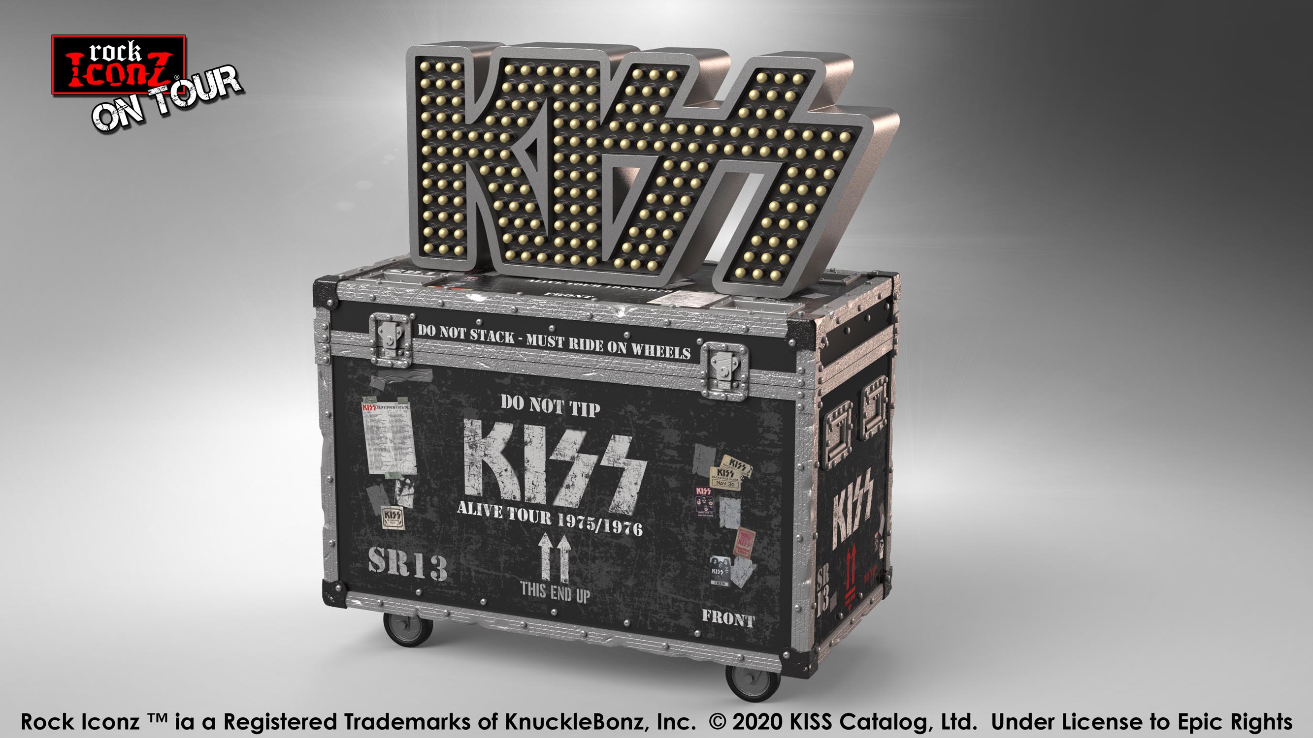 KISS Alive! Road Case KnuckleBonz Statue