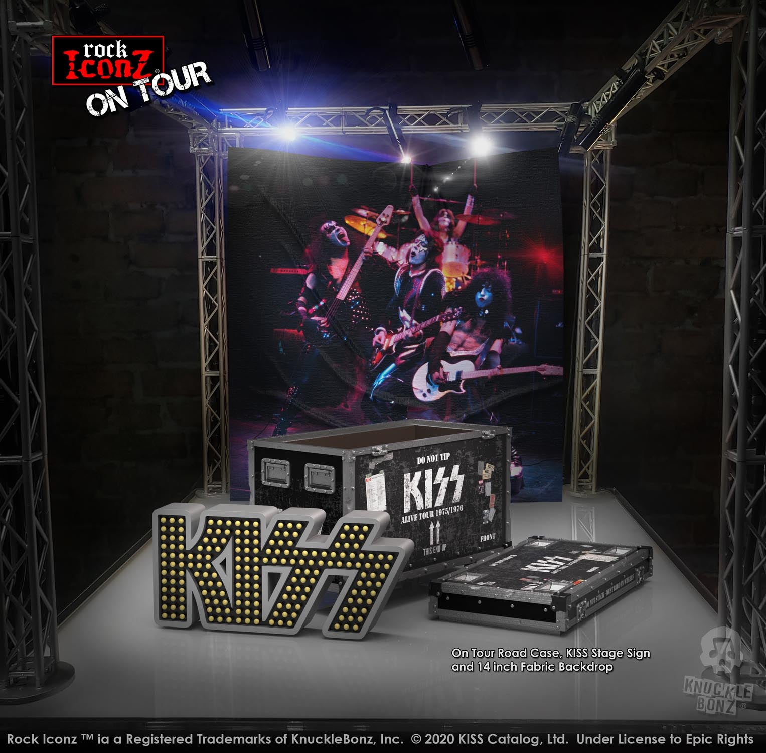 KISS Alive! Road Case KnuckleBonz Statue