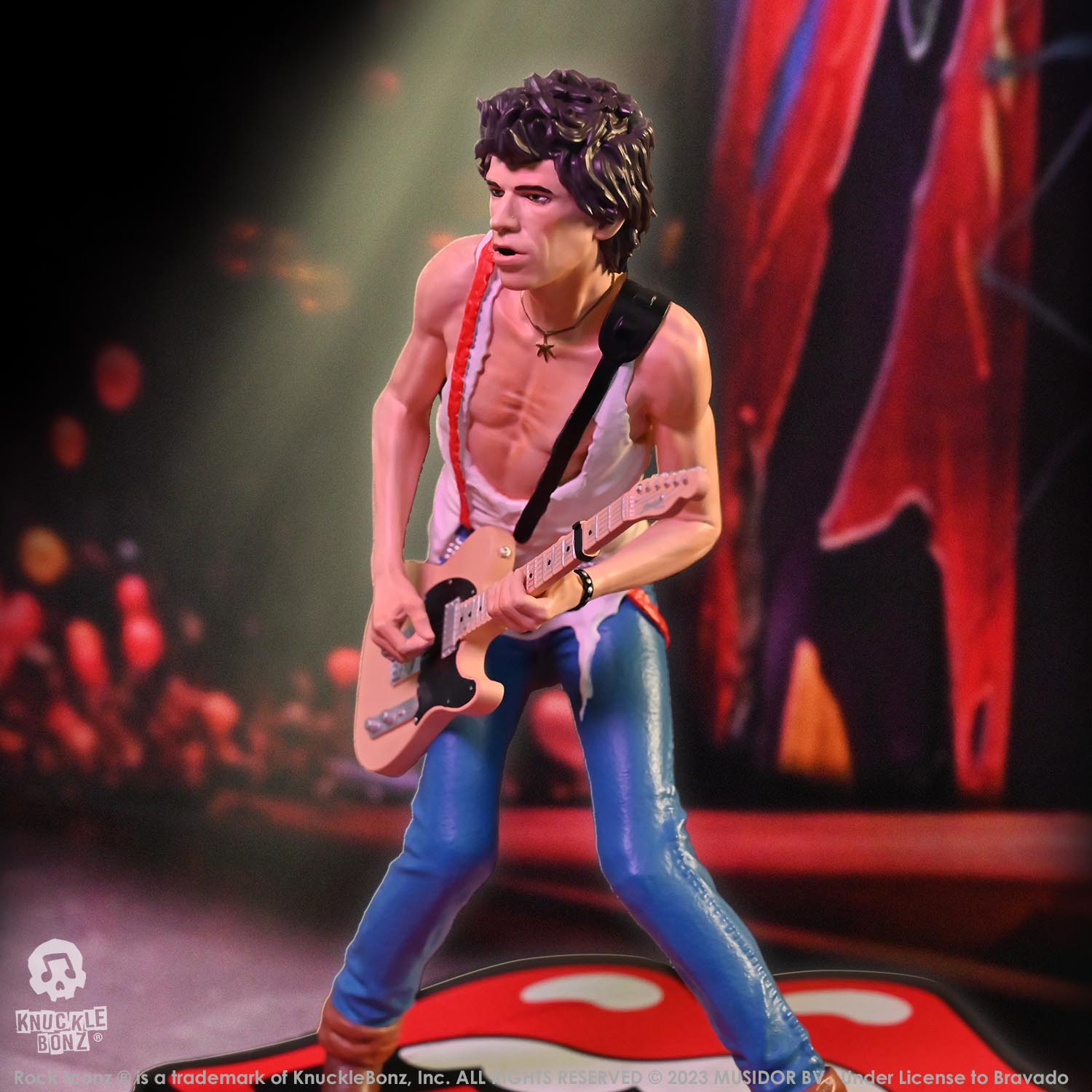 Rolling Stones Keith Richards KnuckleBonz Statue