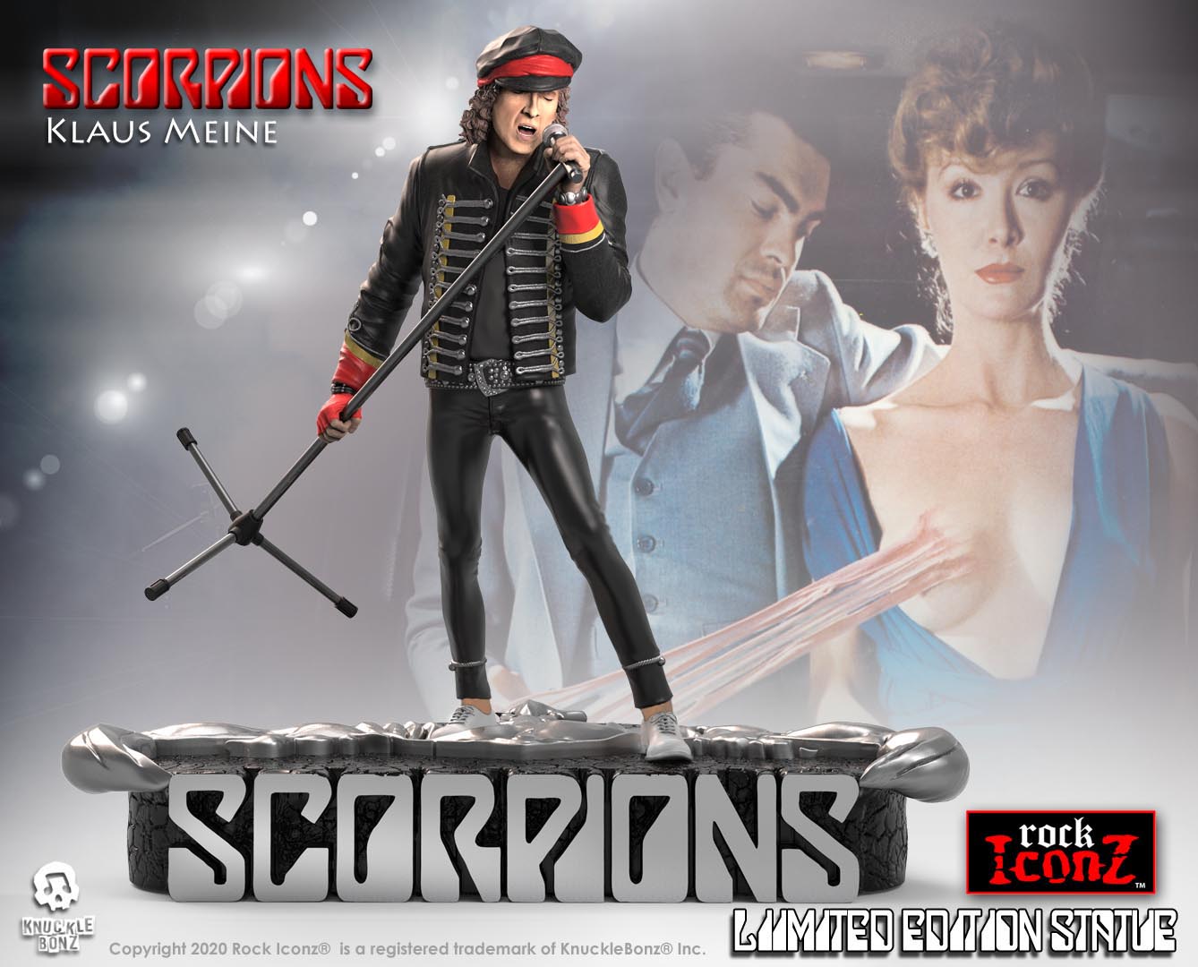Scorpions Klaus Meine KnuckleBonz Statue
