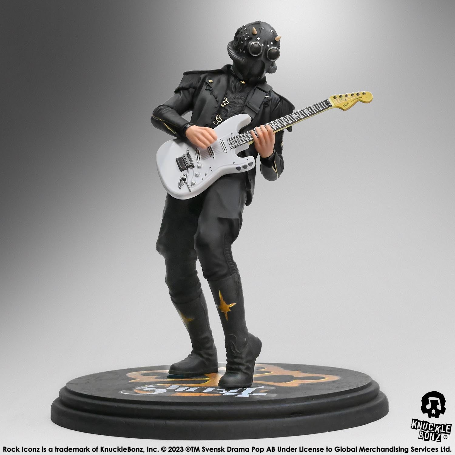 Ghost Nameless Ghoul II White Guitar KnuckleBonz Statue