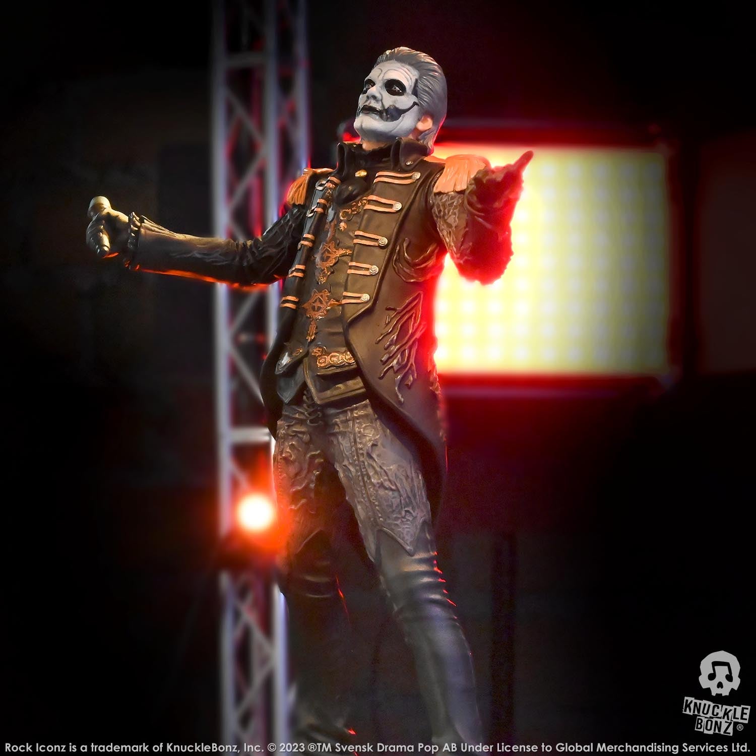 Ghost Papa Emeritus IV Military Jacket KnuckleBonz Statue