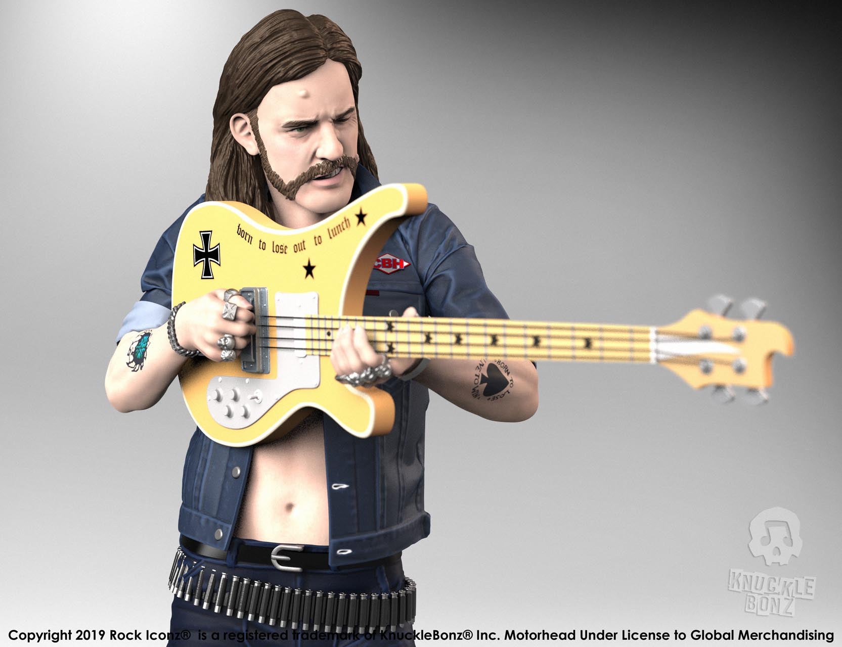 LEMMY III (Motörhead) KnuckleBonz Statue