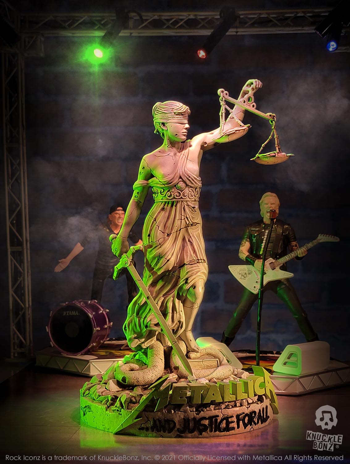 Metallica Lady Justice KnuckleBonz Statue
