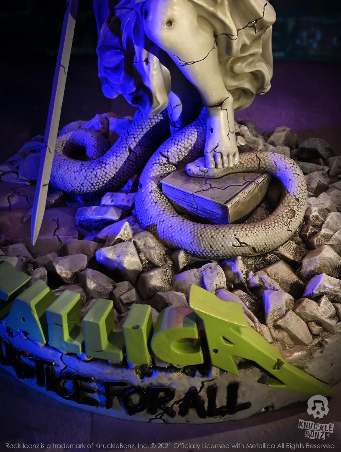 Metallica Lady Justice KnuckleBonz Statue