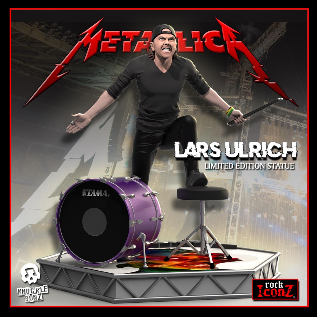 Metallica Lars Ulrich KnuckleBonz Statue