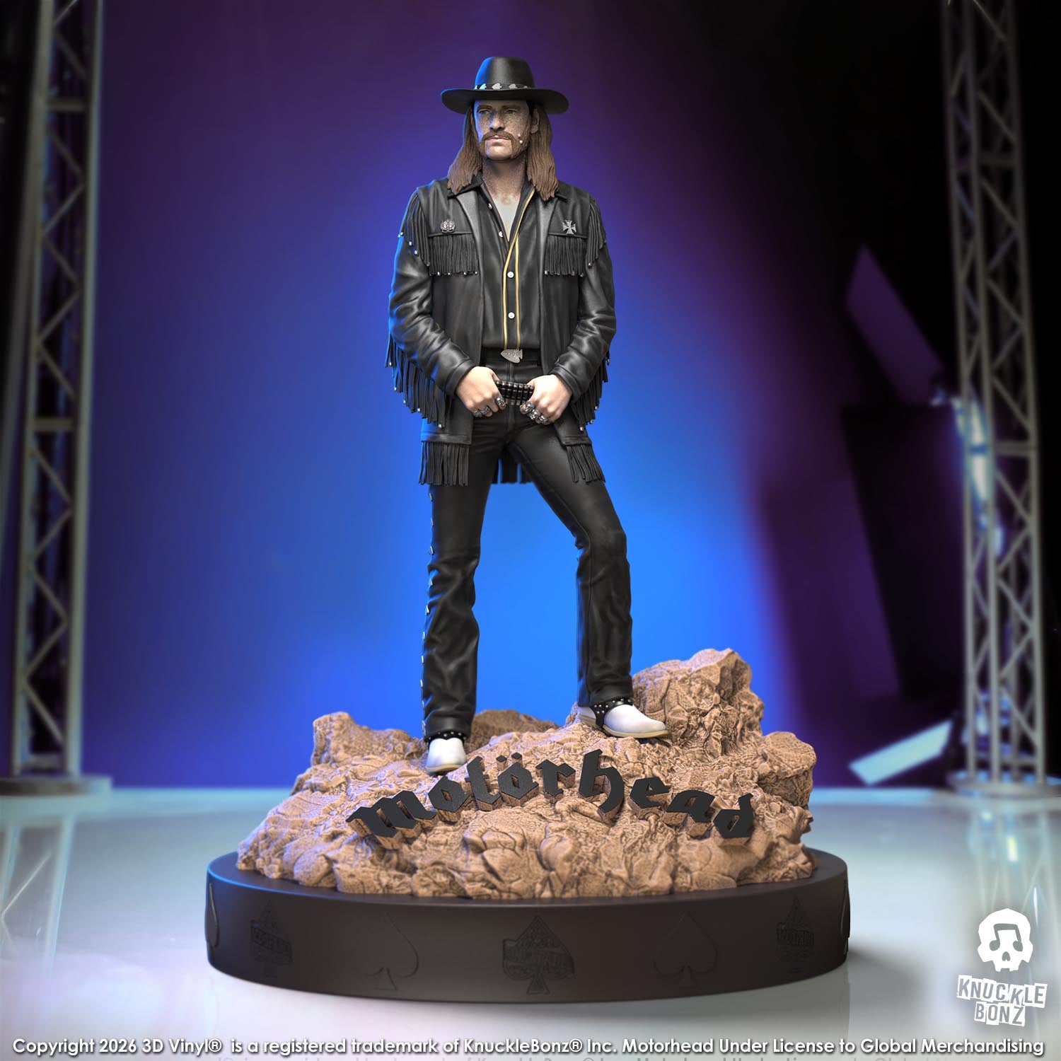 Lemmy IV (Motörhead) Ace of Spades KnuckleBonz Statue