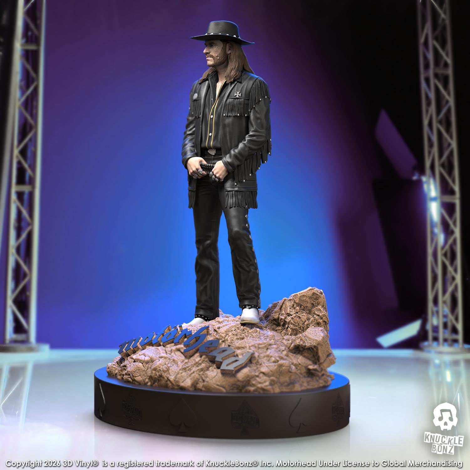 Lemmy IV (Motörhead) Ace of Spades KnuckleBonz Statue