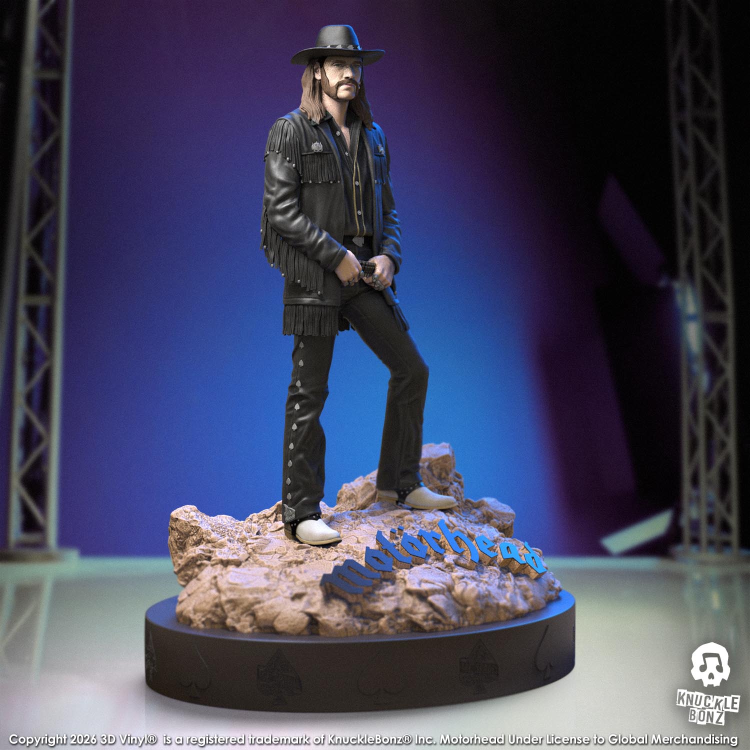 Lemmy IV (Motörhead) Ace of Spades KnuckleBonz Statue