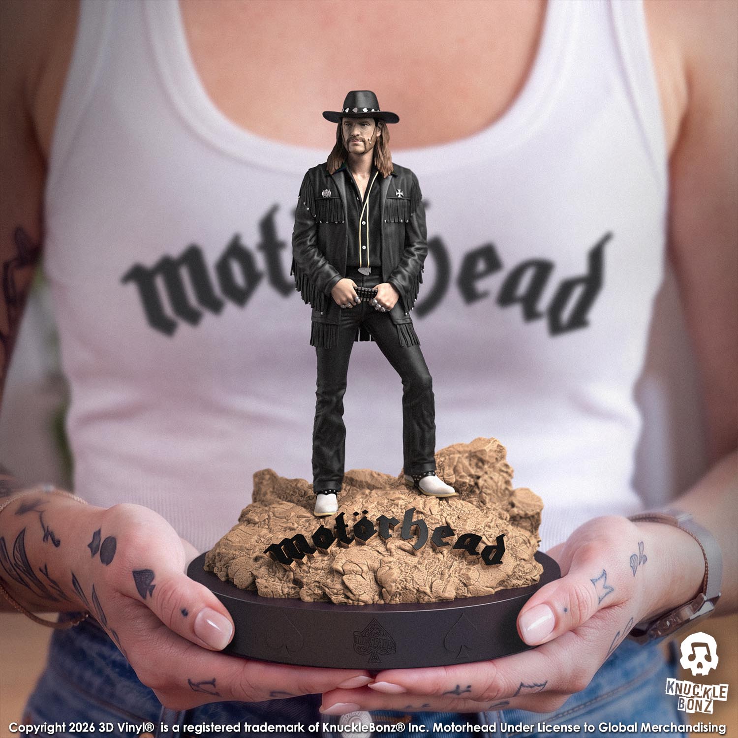 Lemmy IV (Motörhead) Ace of Spades KnuckleBonz Statue