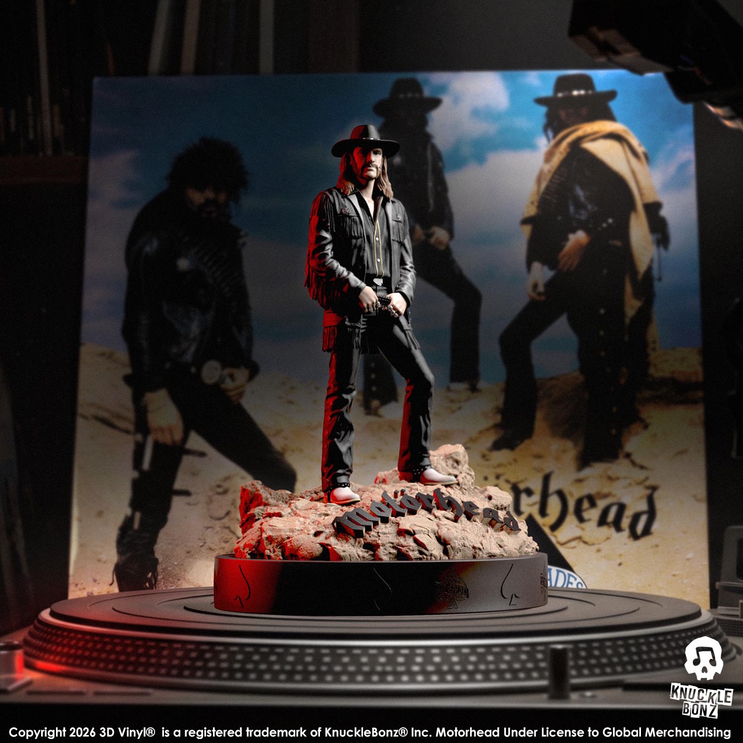 Lemmy IV (Motörhead) Ace of Spades KnuckleBonz Statue