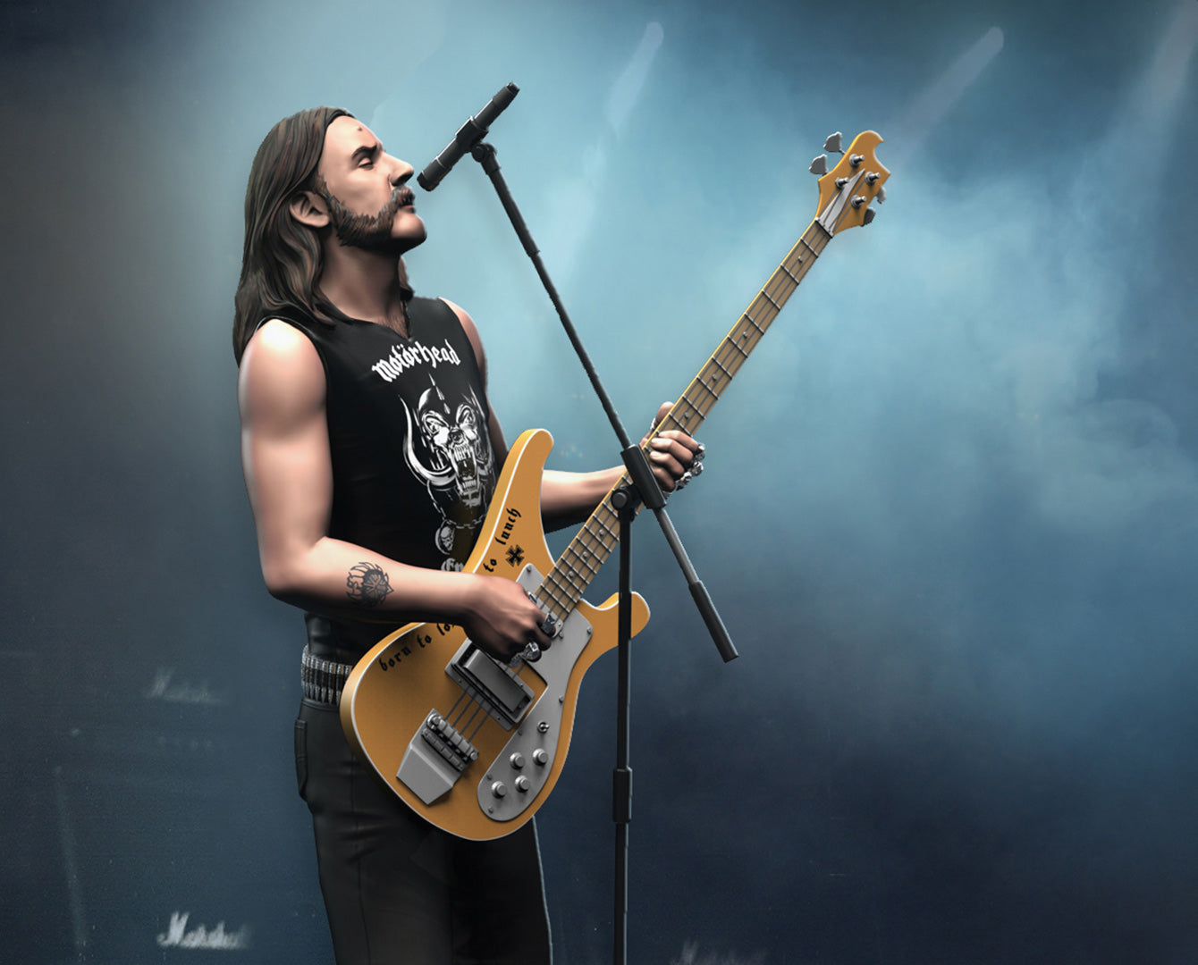 LEMMY II (Motörhead) KnuckleBonz Statue