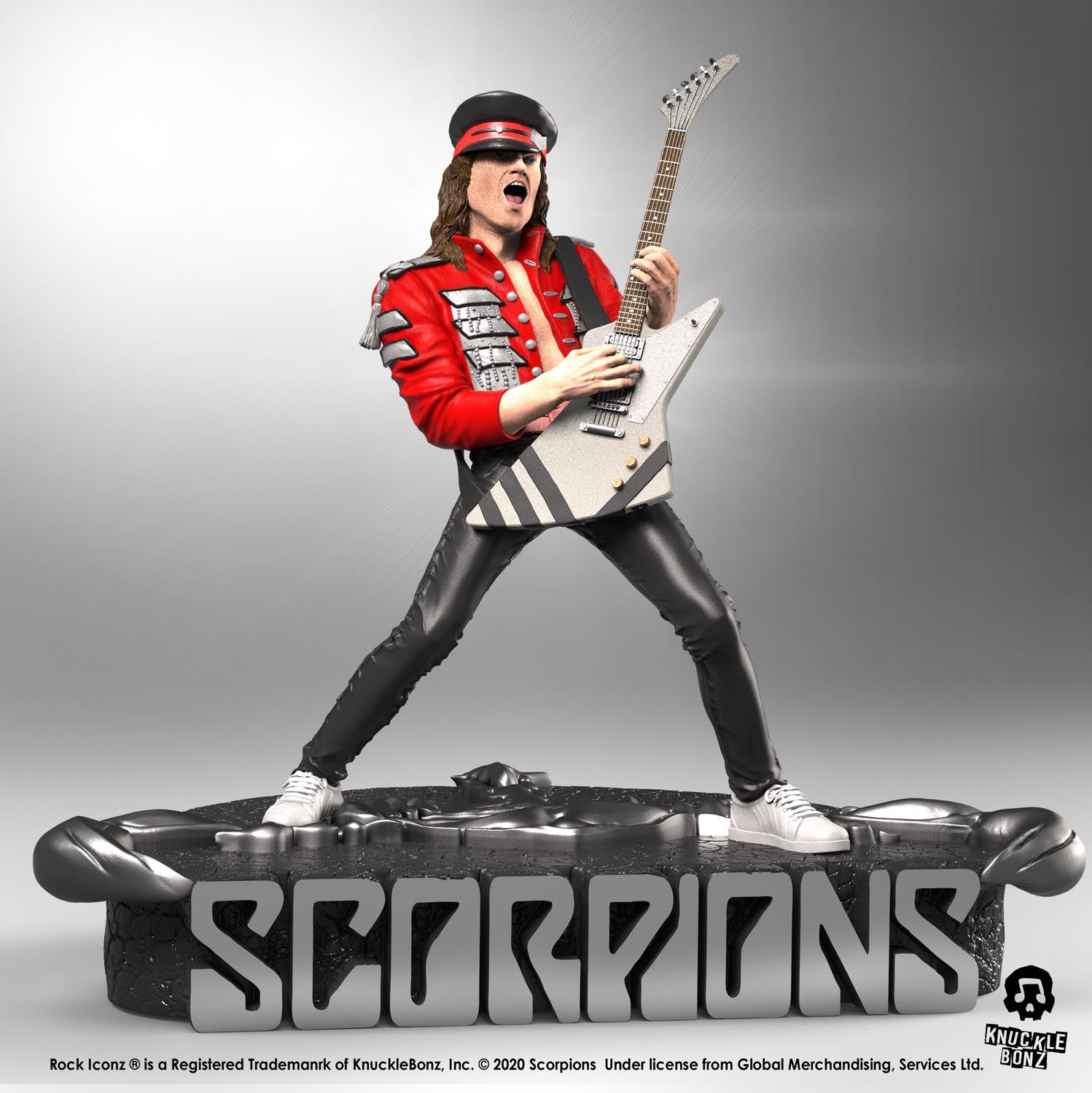 Scorpions Matthias Jabs KnuckleBonz Statue