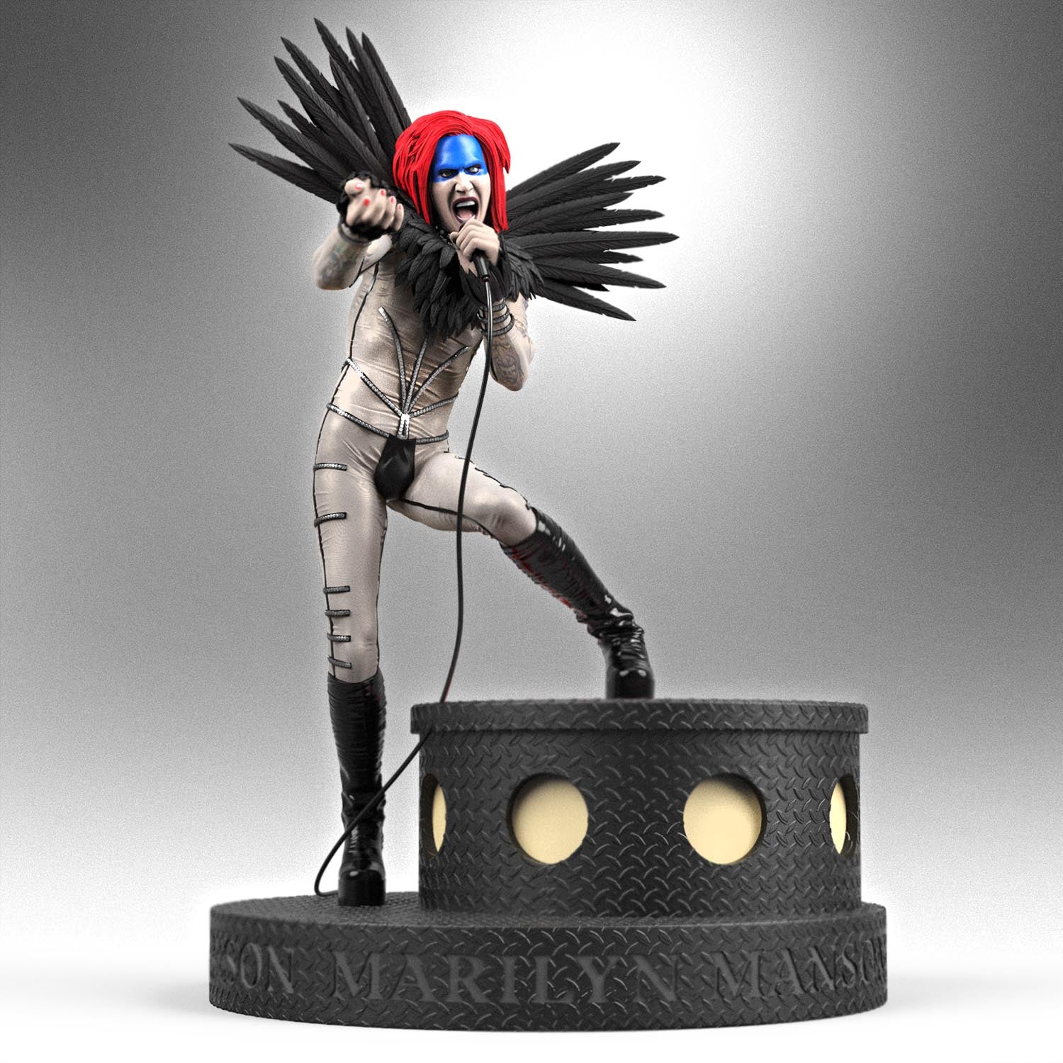 Marilyn Manson II KnuckleBonz Statue