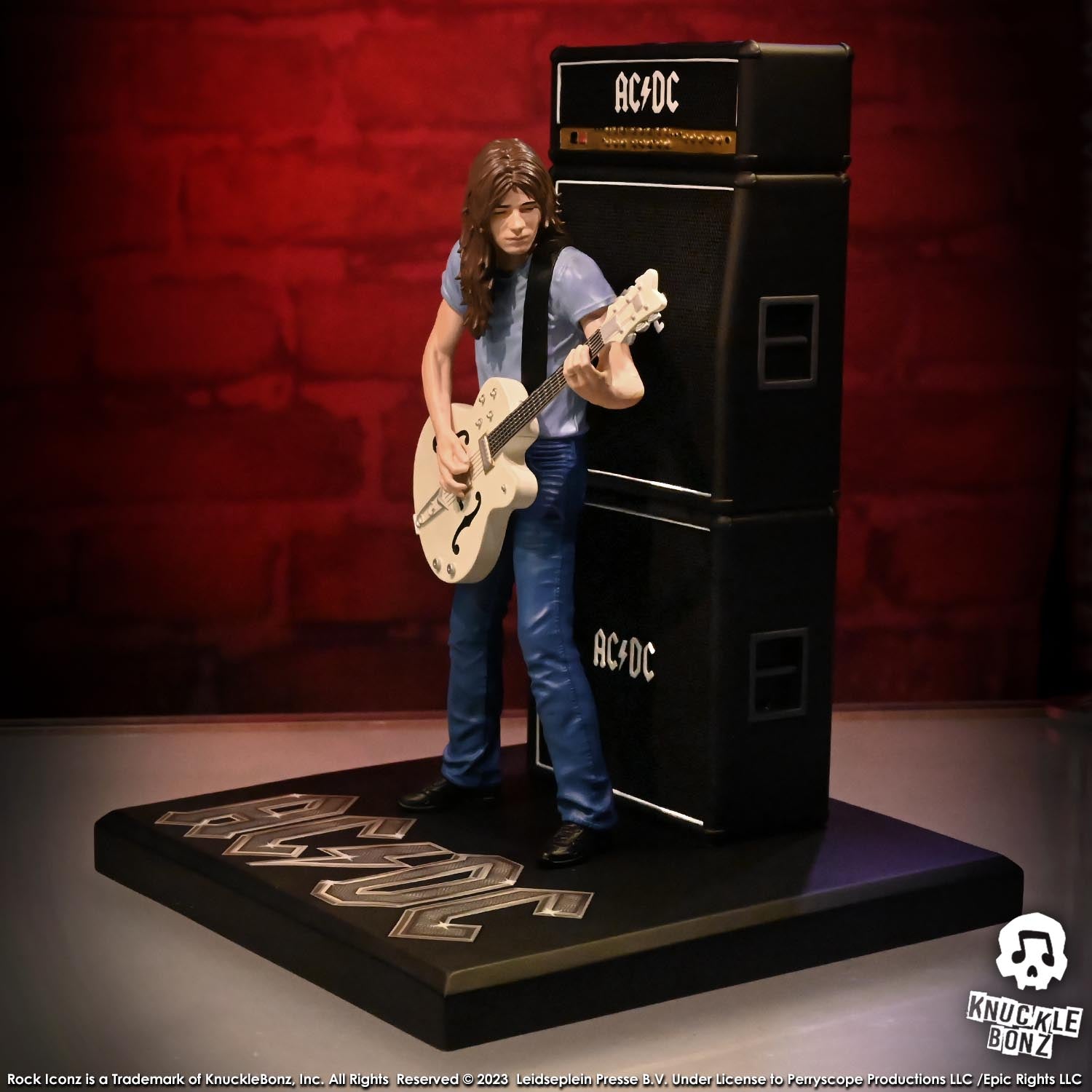 AC/DC Malcolm Young II KnuckleBonz Statue