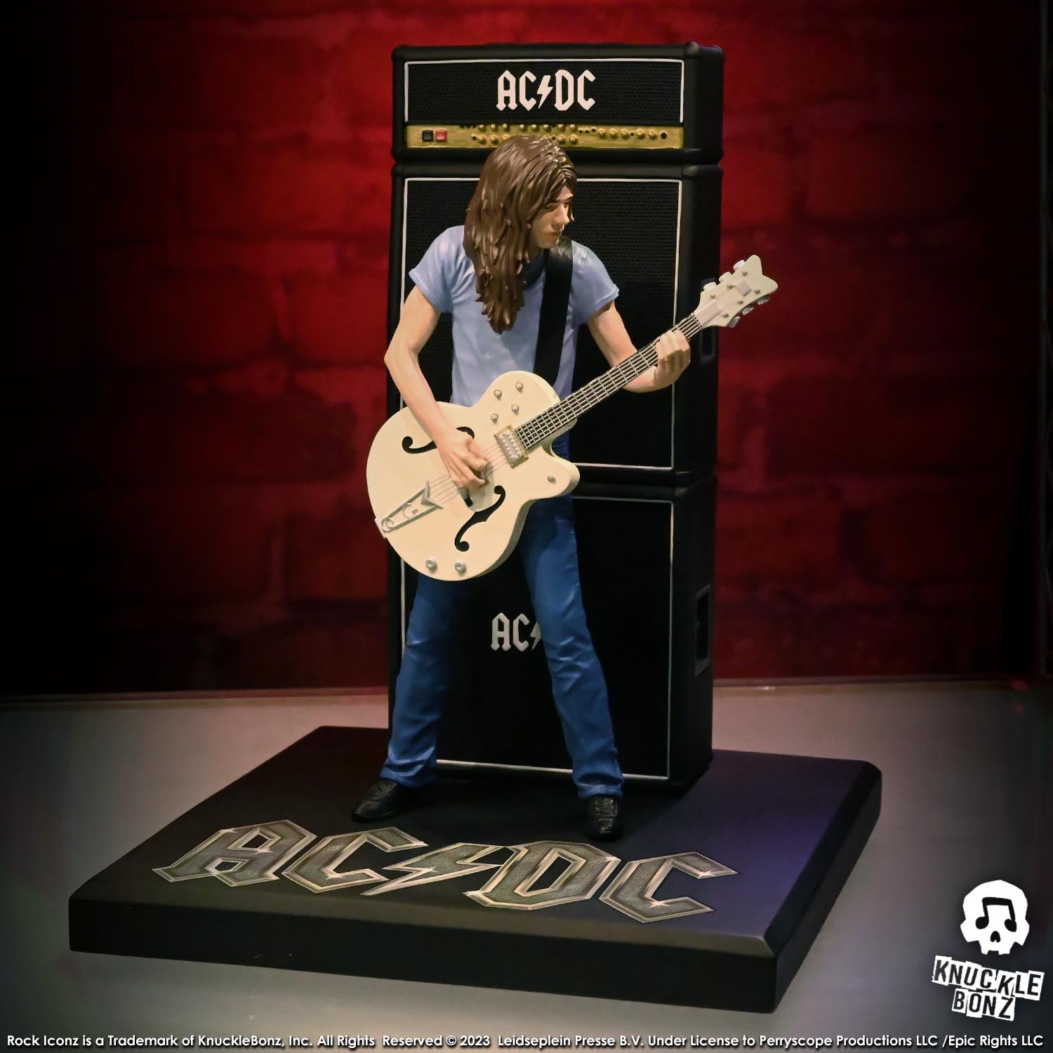 AC/DC Malcolm Young II KnuckleBonz Statue