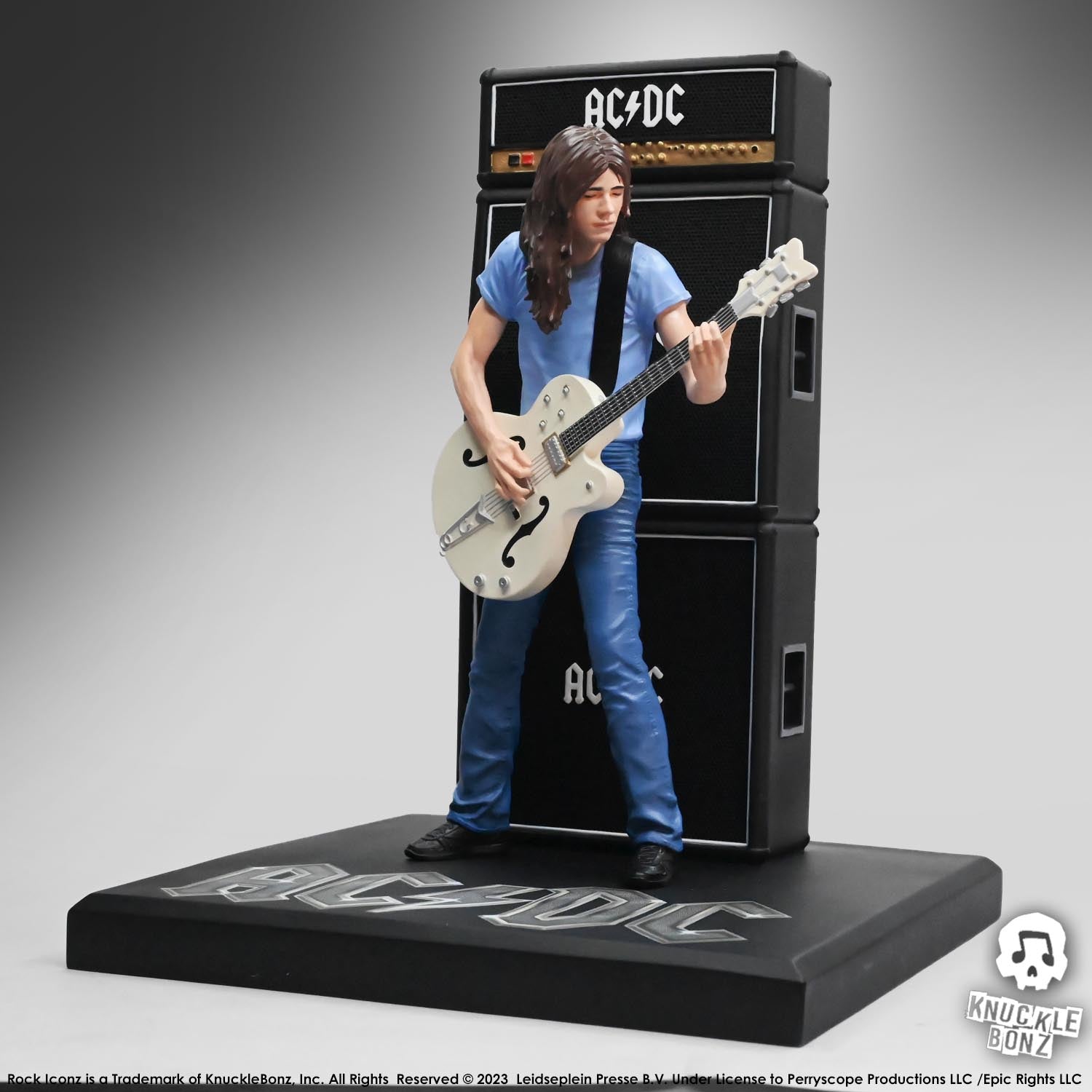 AC/DC Malcolm Young II KnuckleBonz Statue