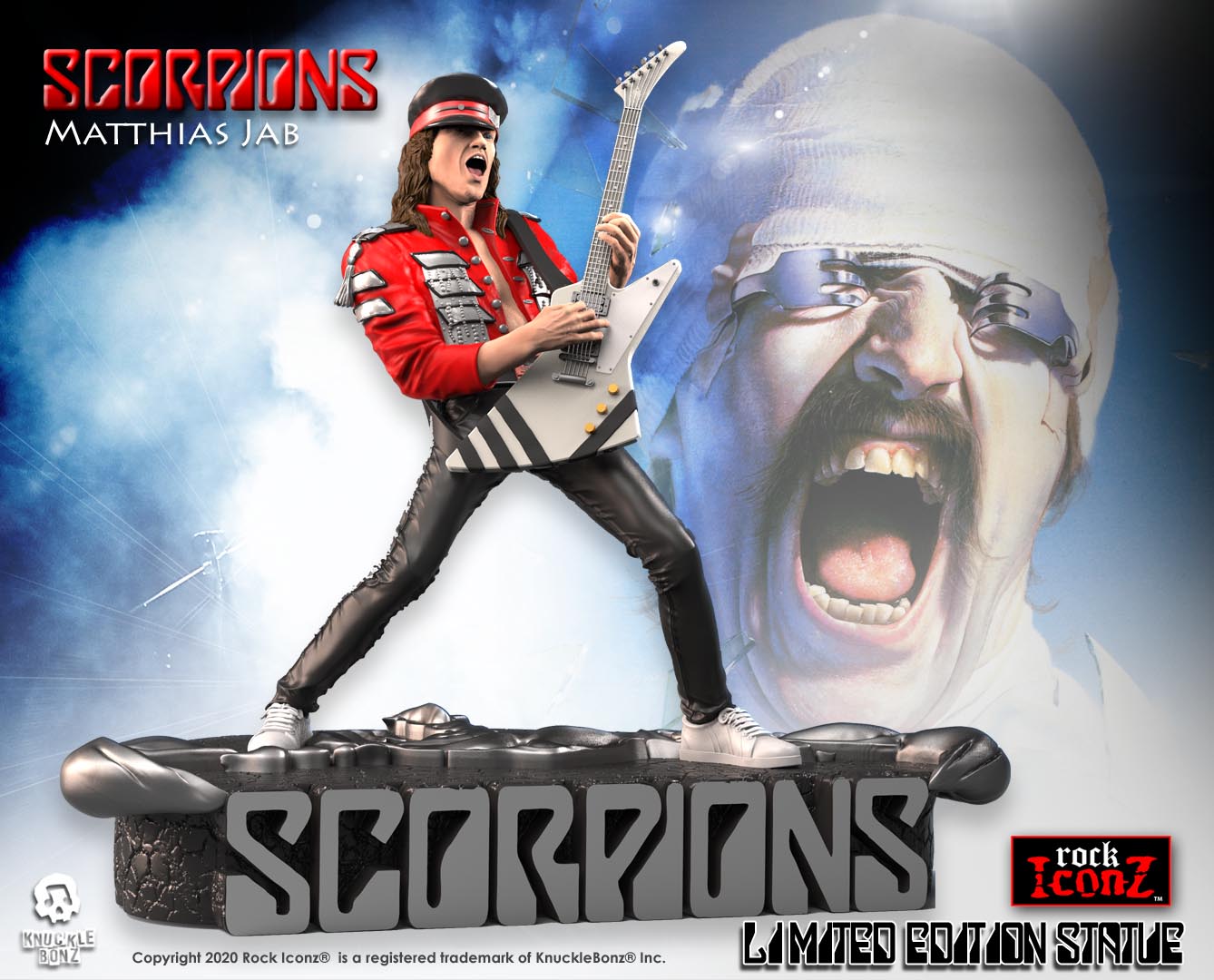 Scorpions Matthias Jabs KnuckleBonz Statue