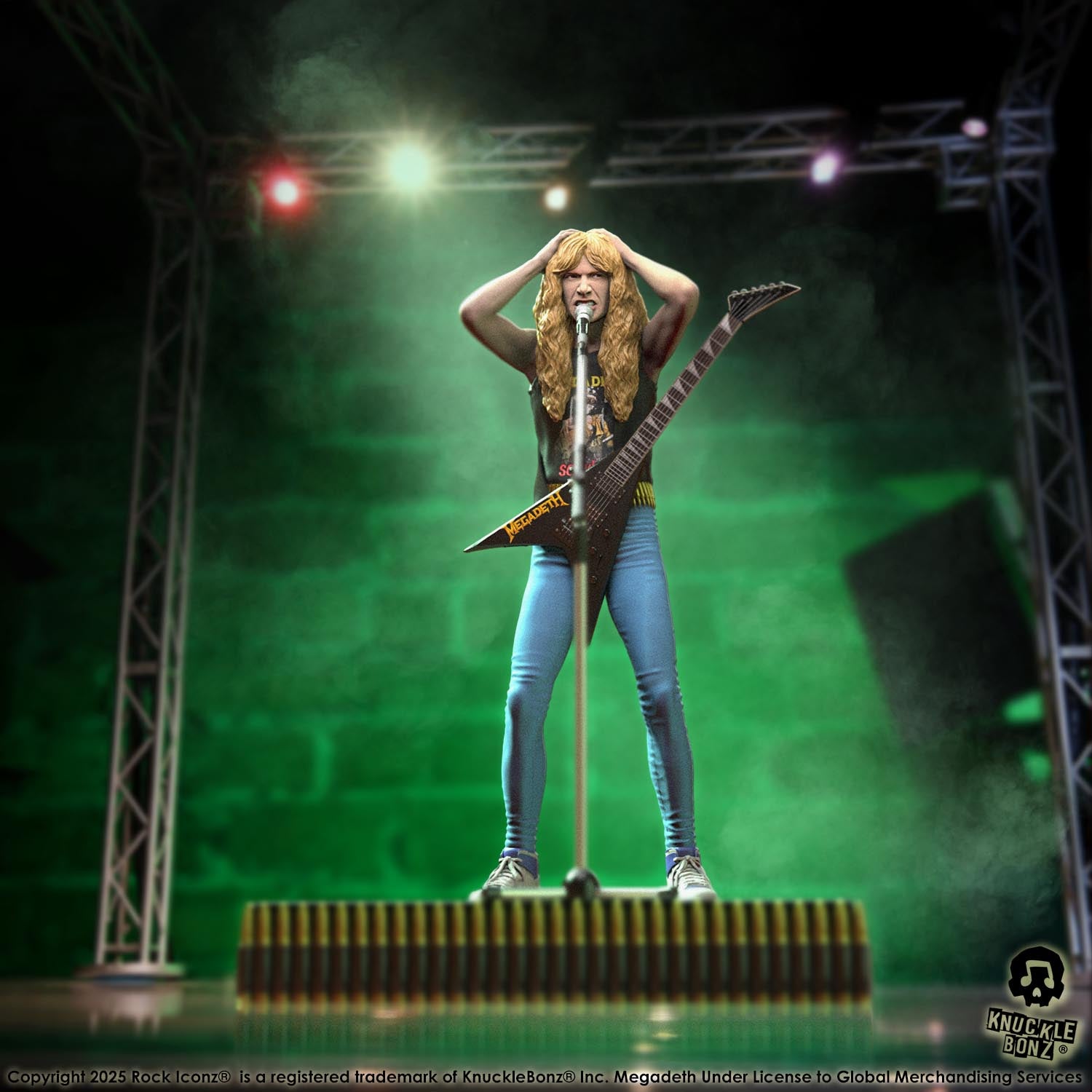 Dave Mustaine II (Megadeth) KnuckleBonz Statue