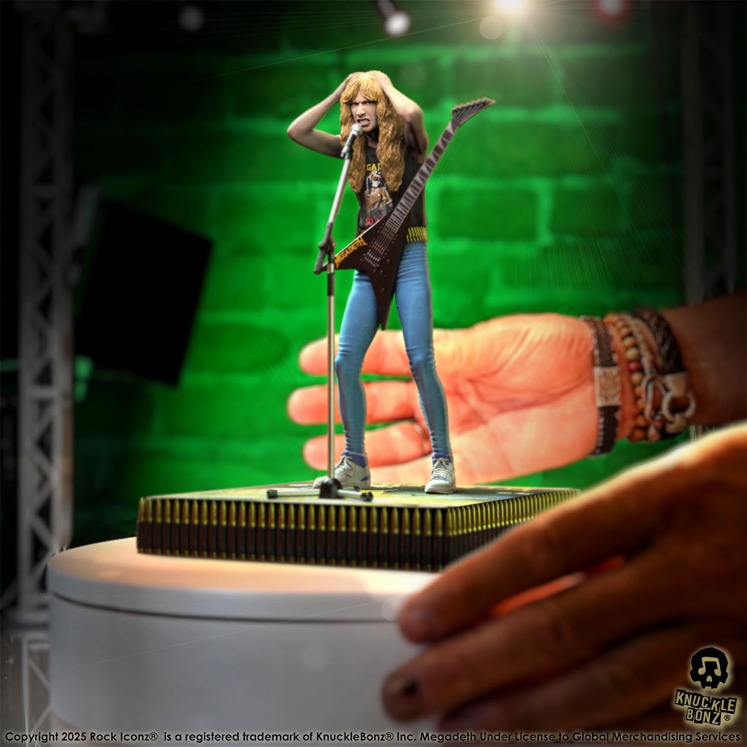 Dave Mustaine II (Megadeth) KnuckleBonz Statue