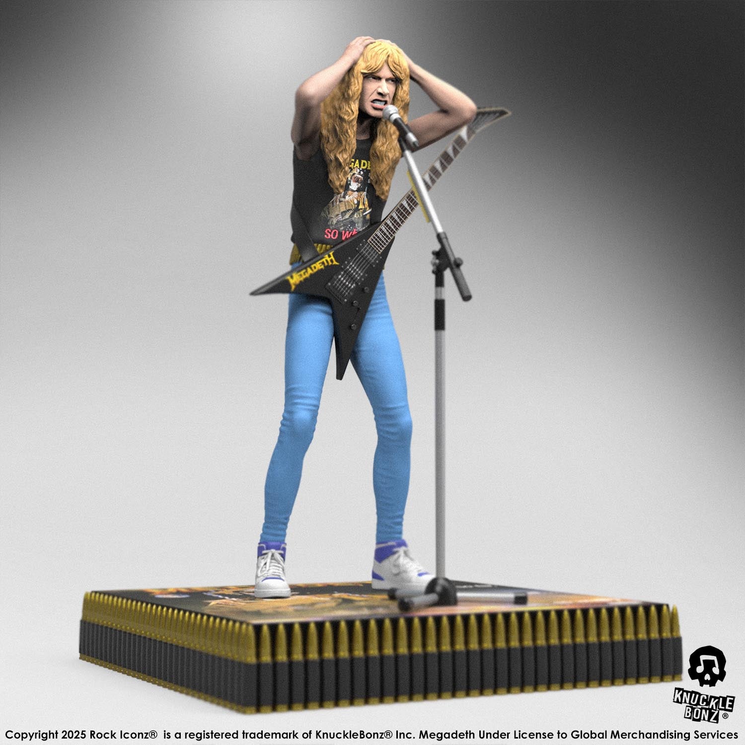 Dave Mustaine II (Megadeth) KnuckleBonz Statue