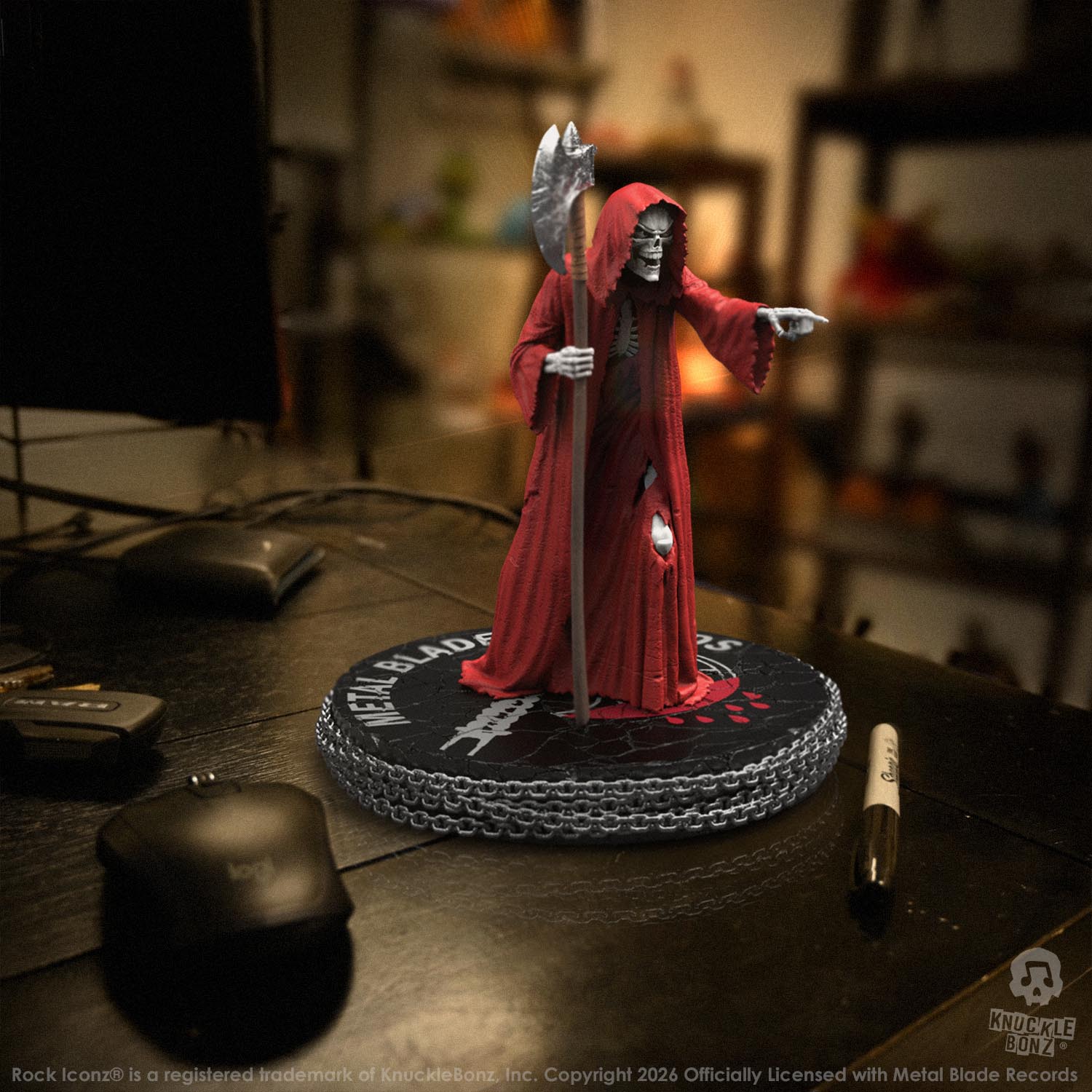 Metal Blade Reaper KnuckleBonz Statue