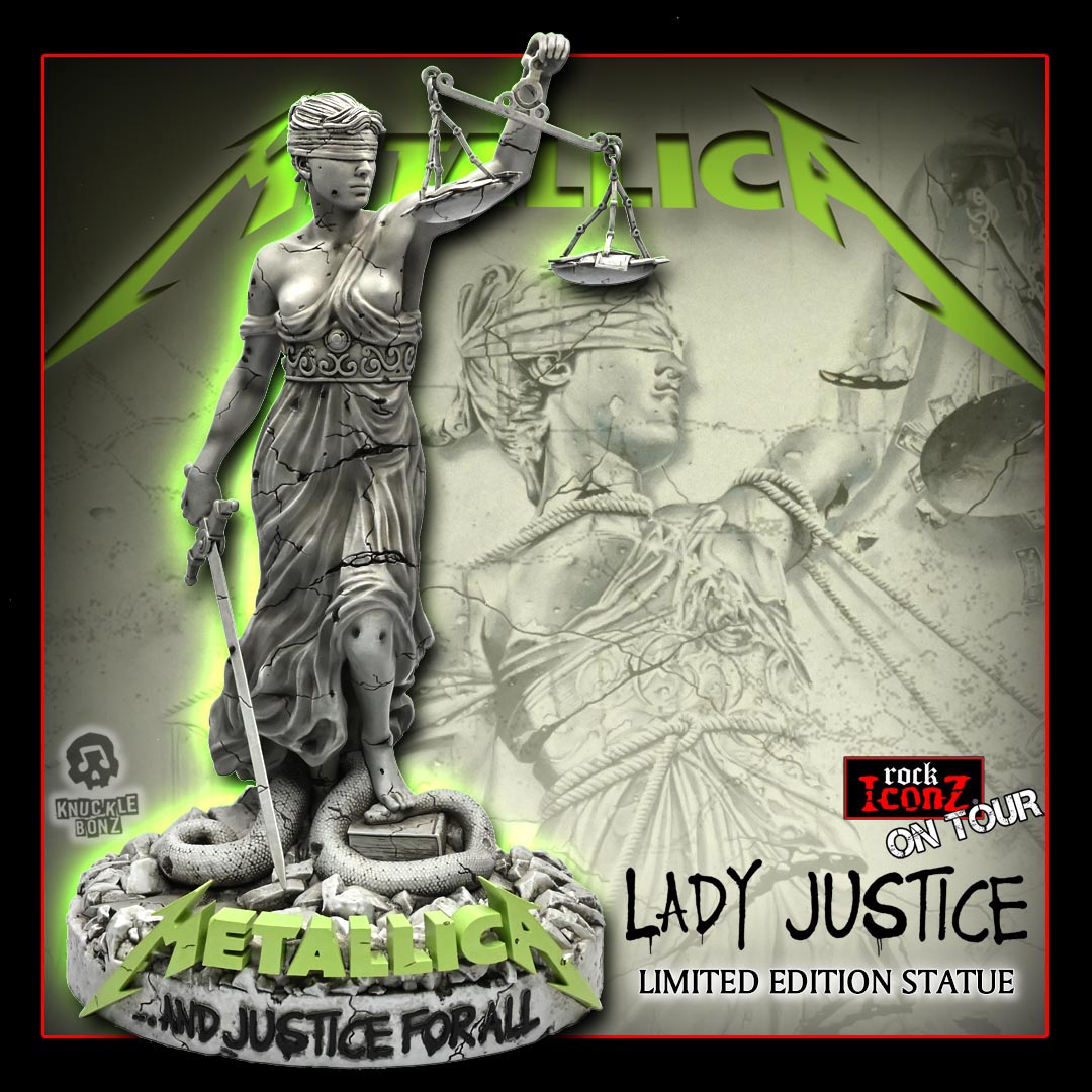 Metallica Lady Justice KnuckleBonz Statue