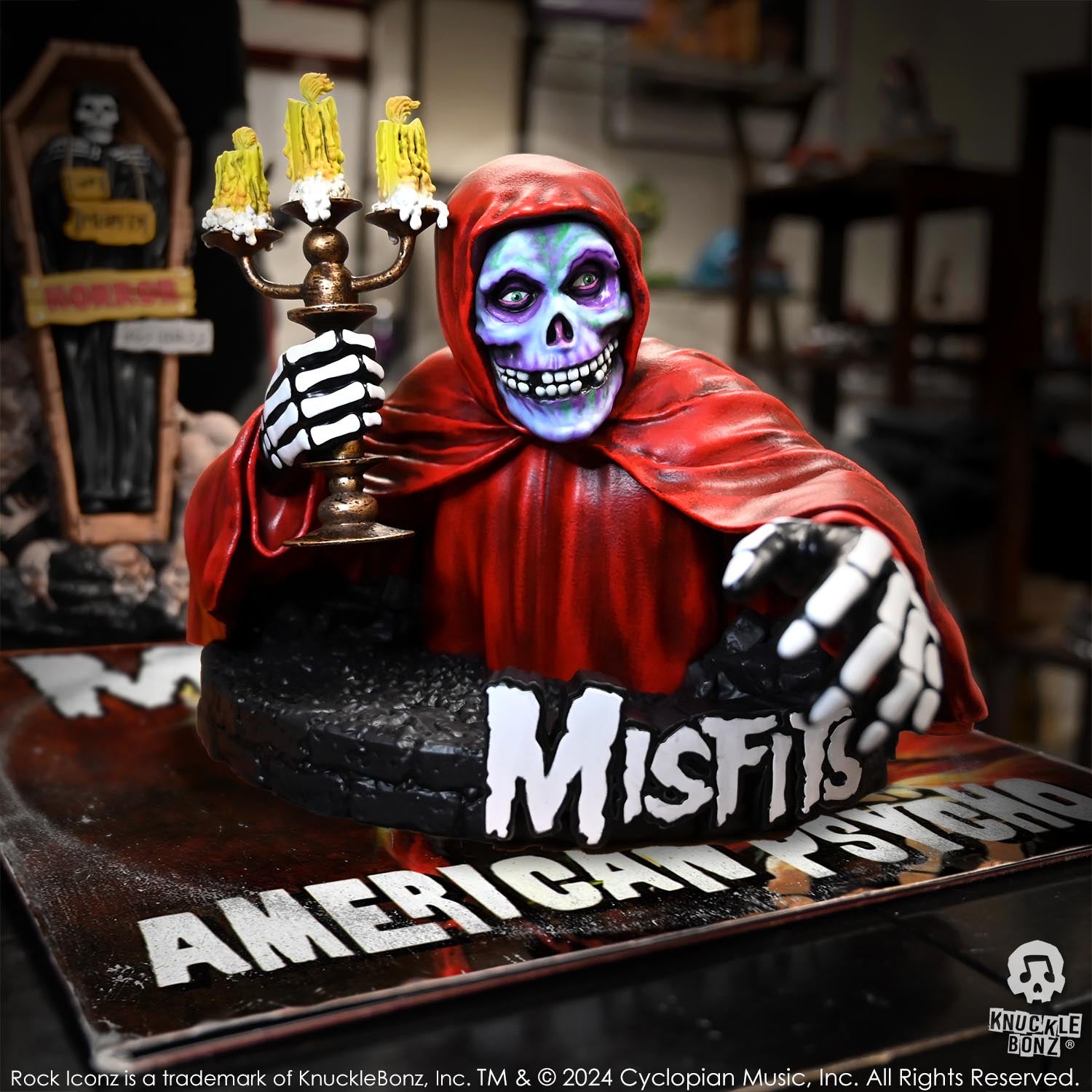 The Misfits "American Psycho" Fiend KnuckleBonz Statue