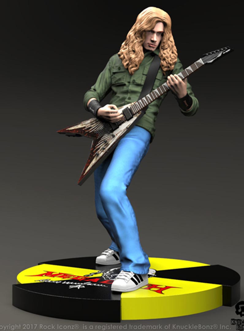 Dave Mustaine (Megadeth) KnuckleBonz Statue