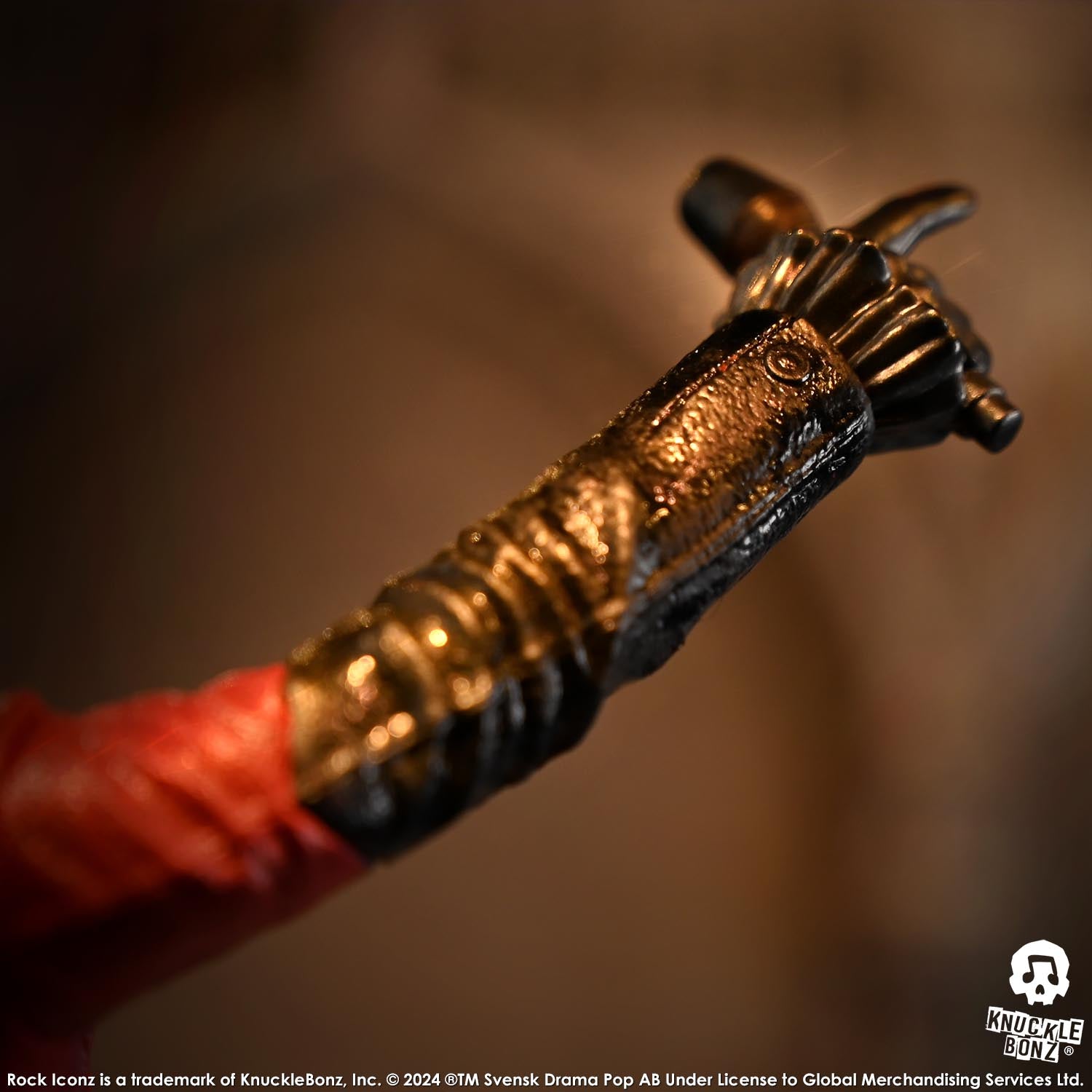 Ghost Papa Emeritus IV Red Jacket KnuckleBonz Statue