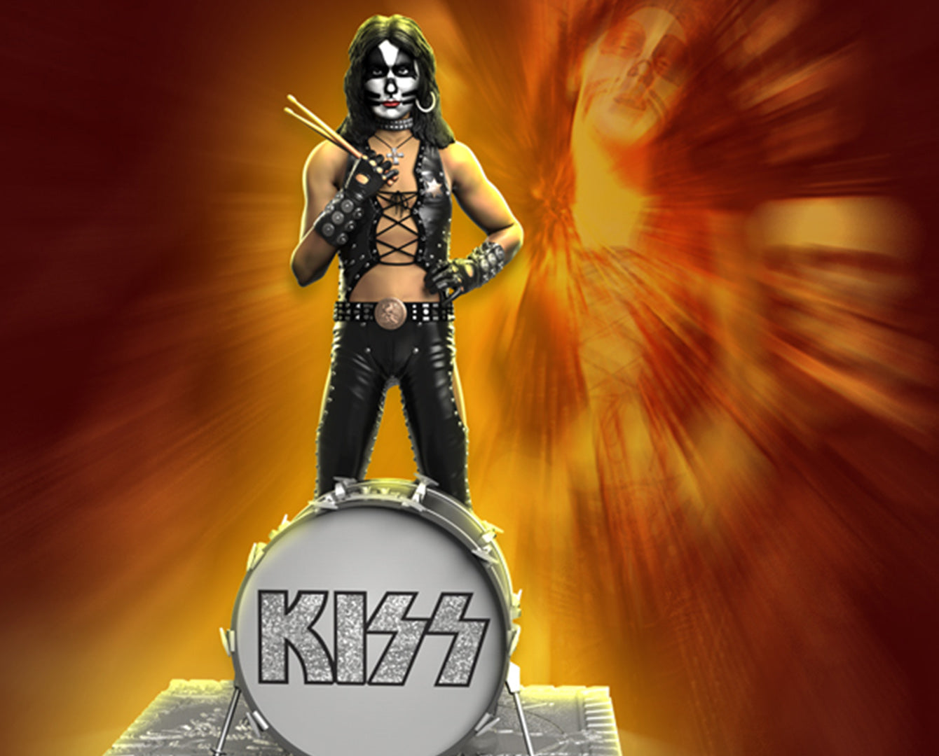 KISS The Catman (Hotter Than Hell) KnuckleBonz Statue