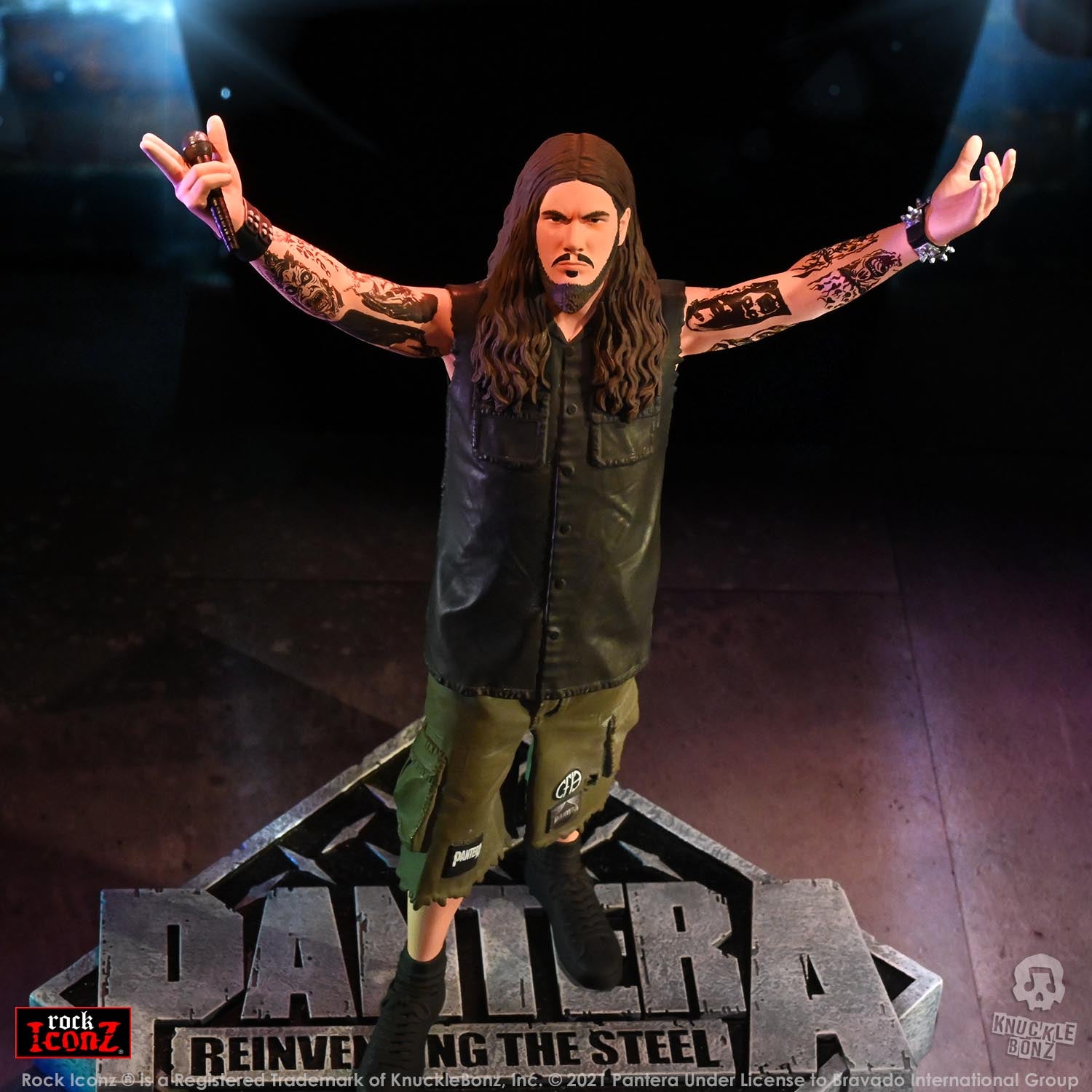Pantera Philip Anselmo Reinventing The Steel KnuckleBonz Statue Pantera Philip Anselmo Reinventing The Steel KnuckleBonz Statue
