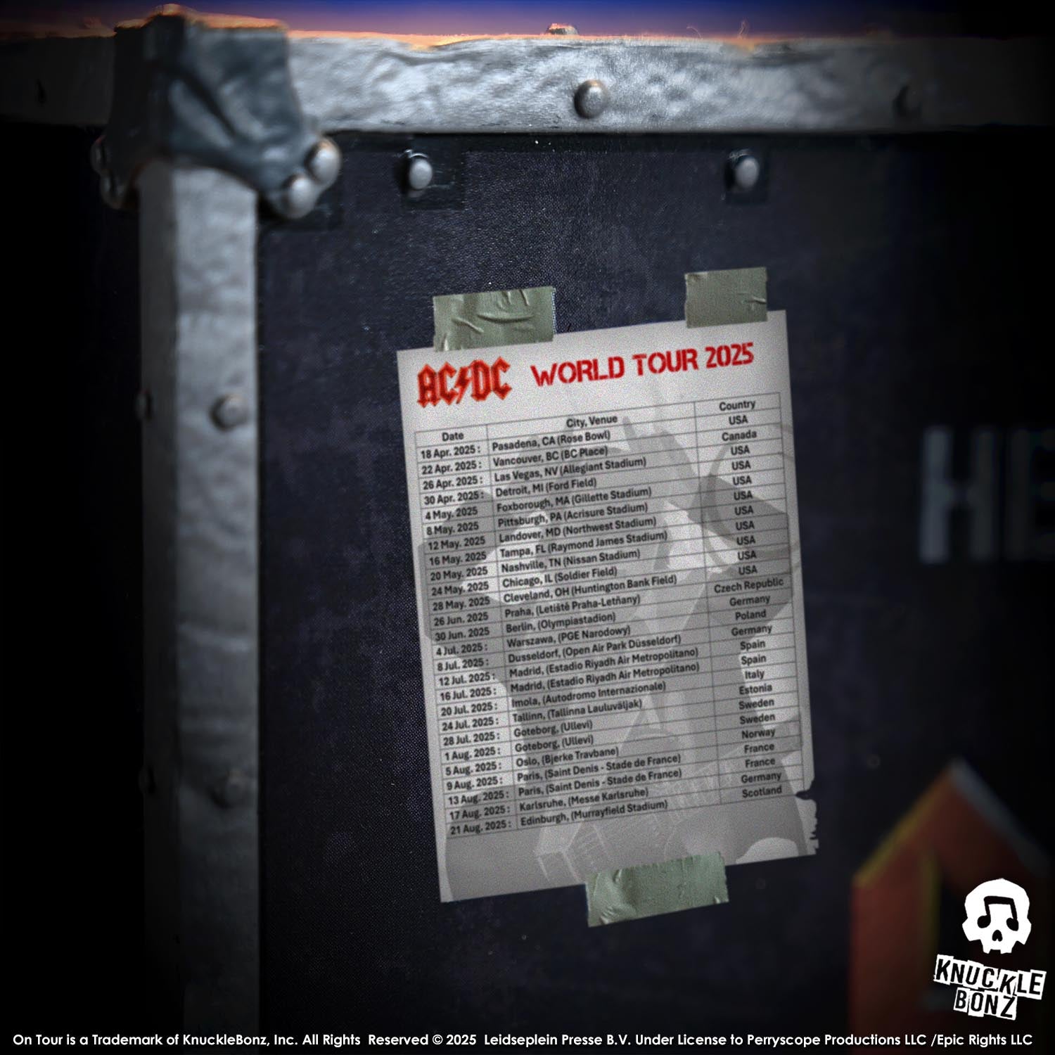 AC/DC PWR UP Tour Hells Bell KnuckleBonz Statue