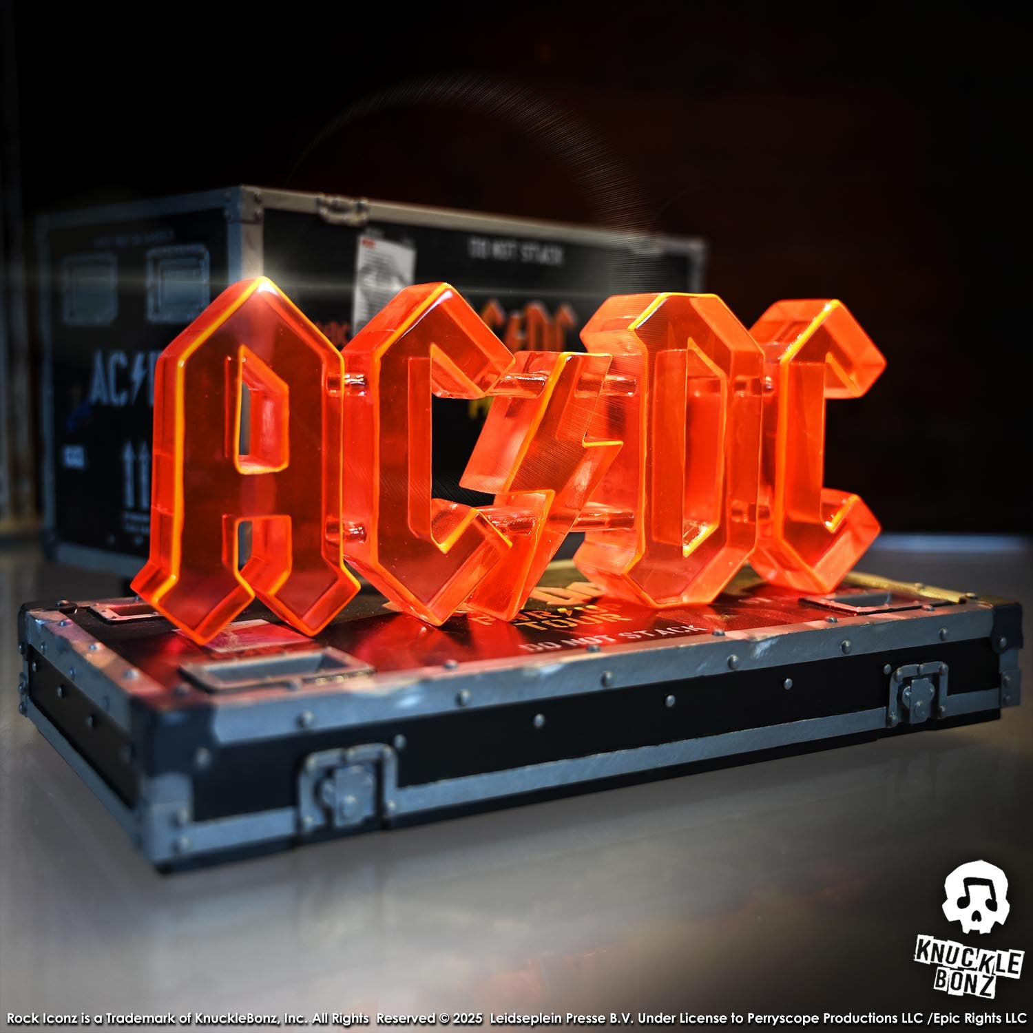 AC/DC PWR UP Road Case KnuckleBonz Statue