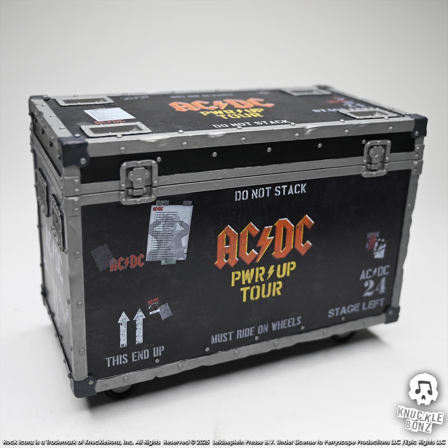 AC/DC PWR UP Road Case KnuckleBonz Statue