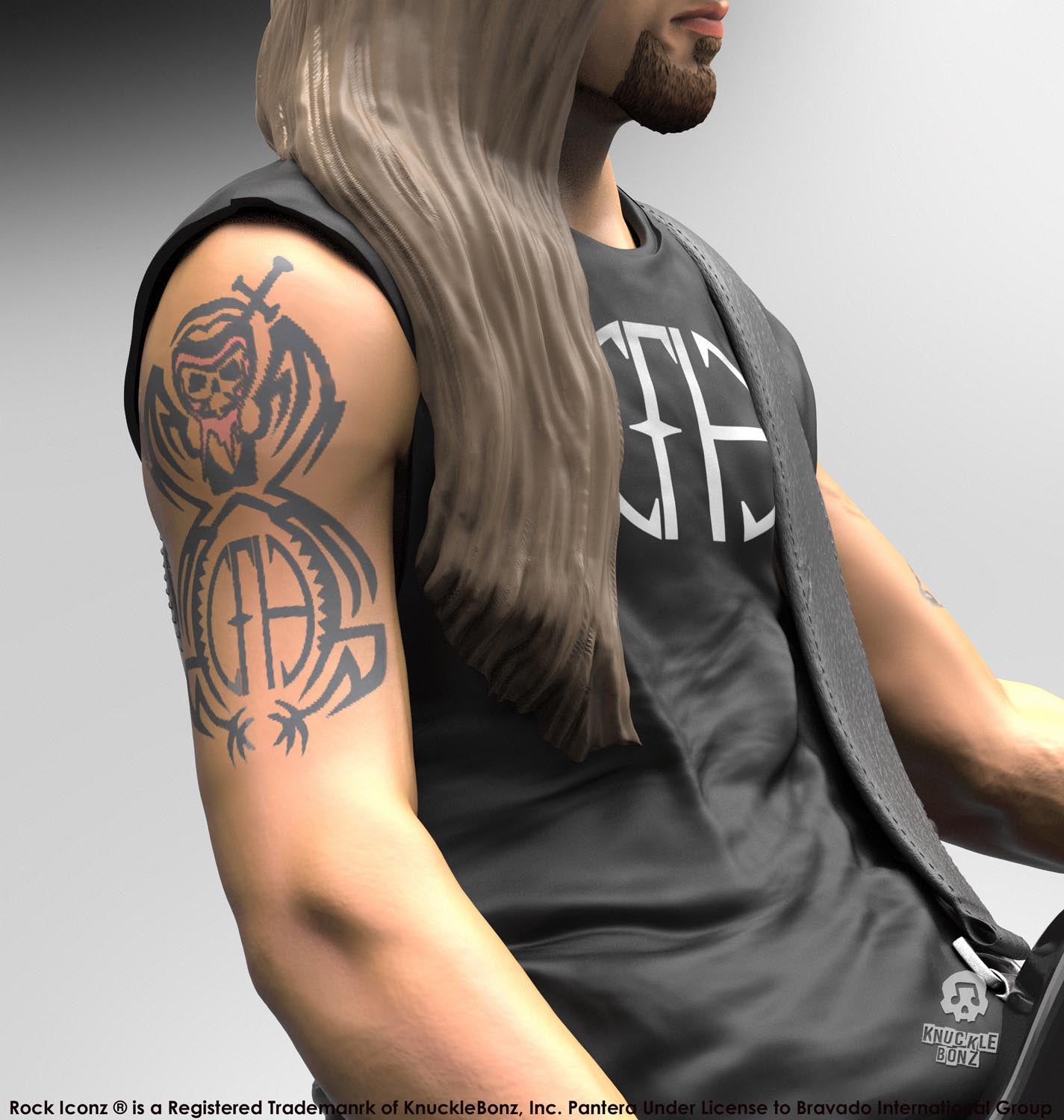 Pantera Rex Brown KnuckleBonz Statue