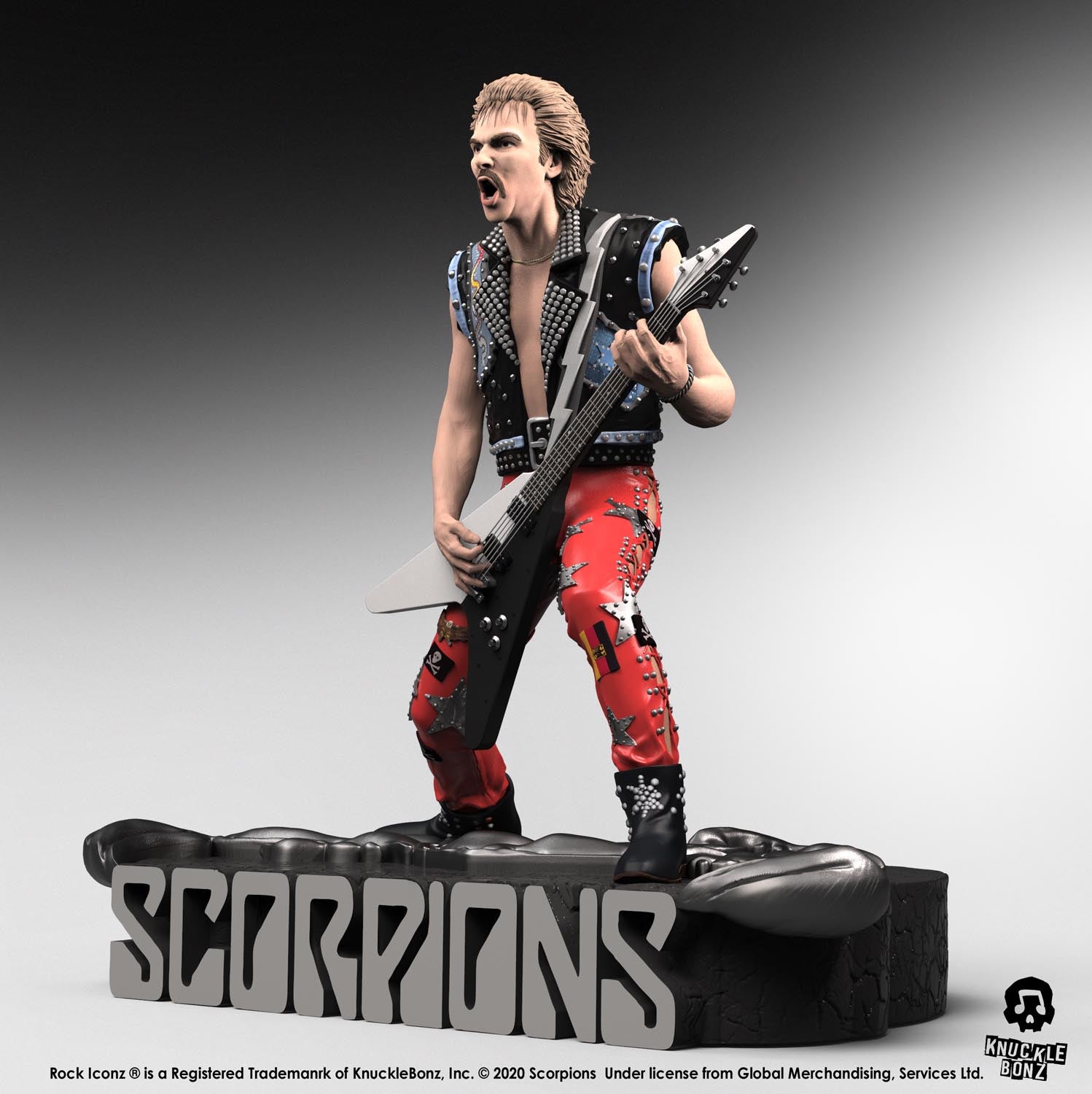 Scorpions Rudolf Schenker KnuckleBonz Statue