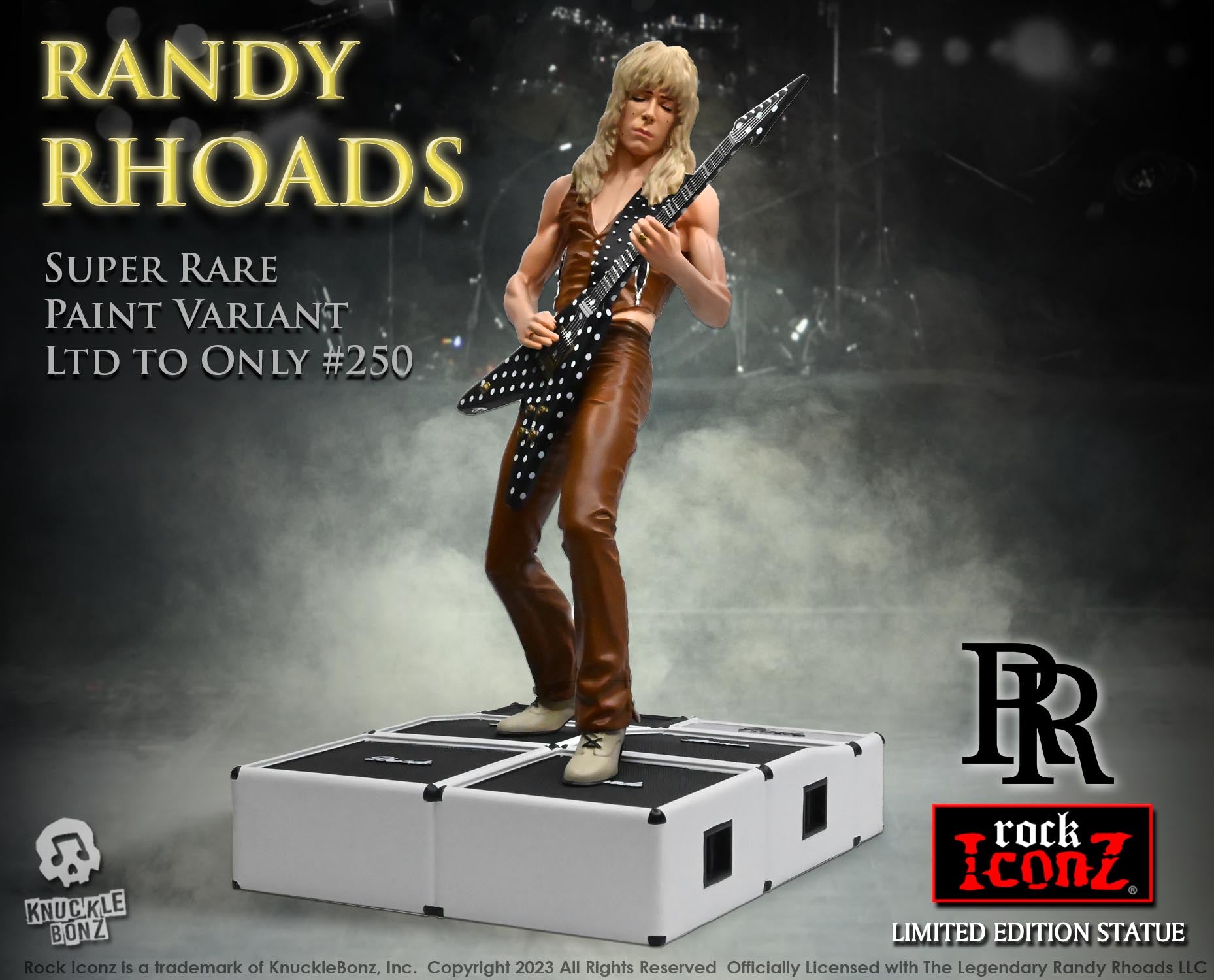 Randy Rhoads III Polka Dot Variant KnuckleBonz Statue