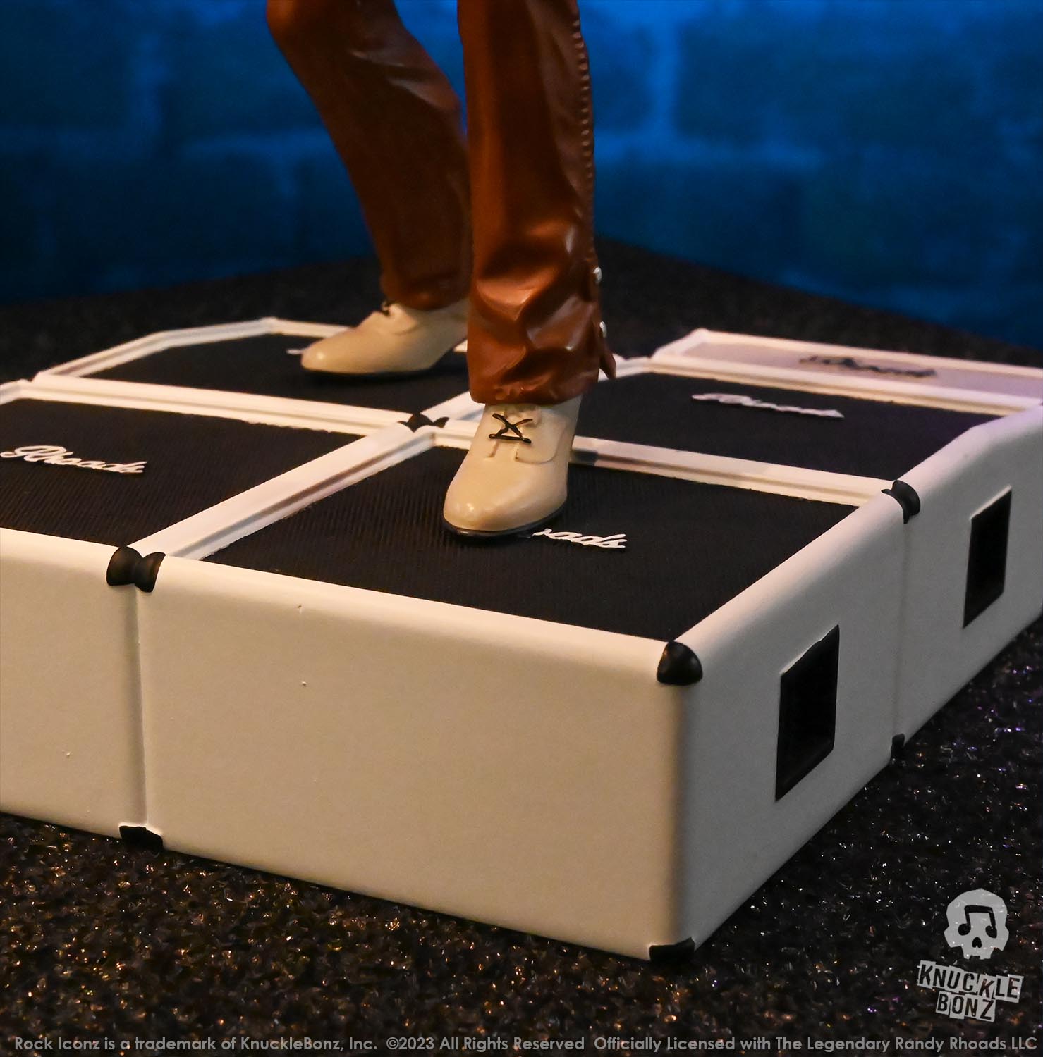 Randy Rhoads III White Guitar Variant KnuckleBonz Statue